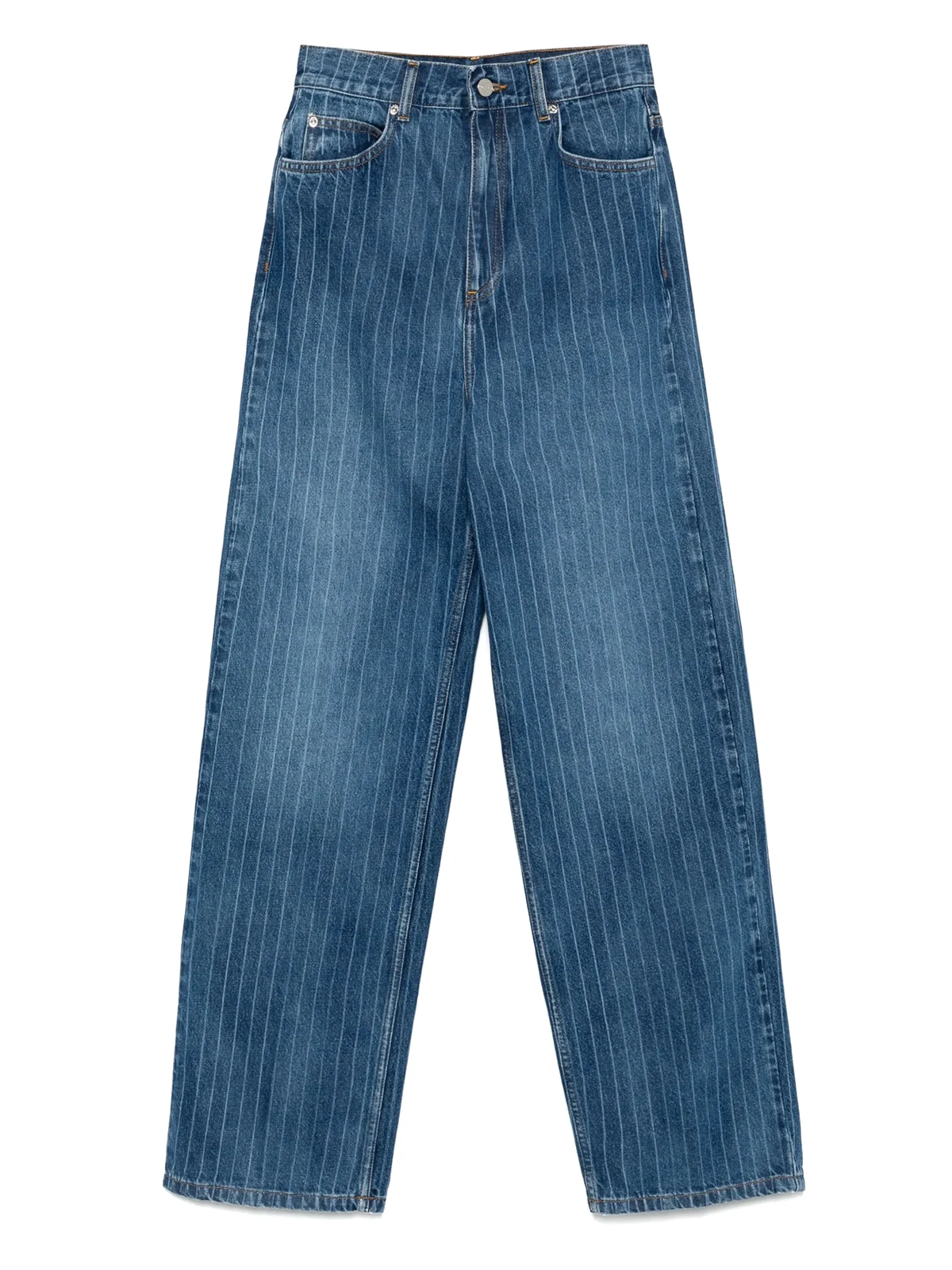 Gestreifte Jeans