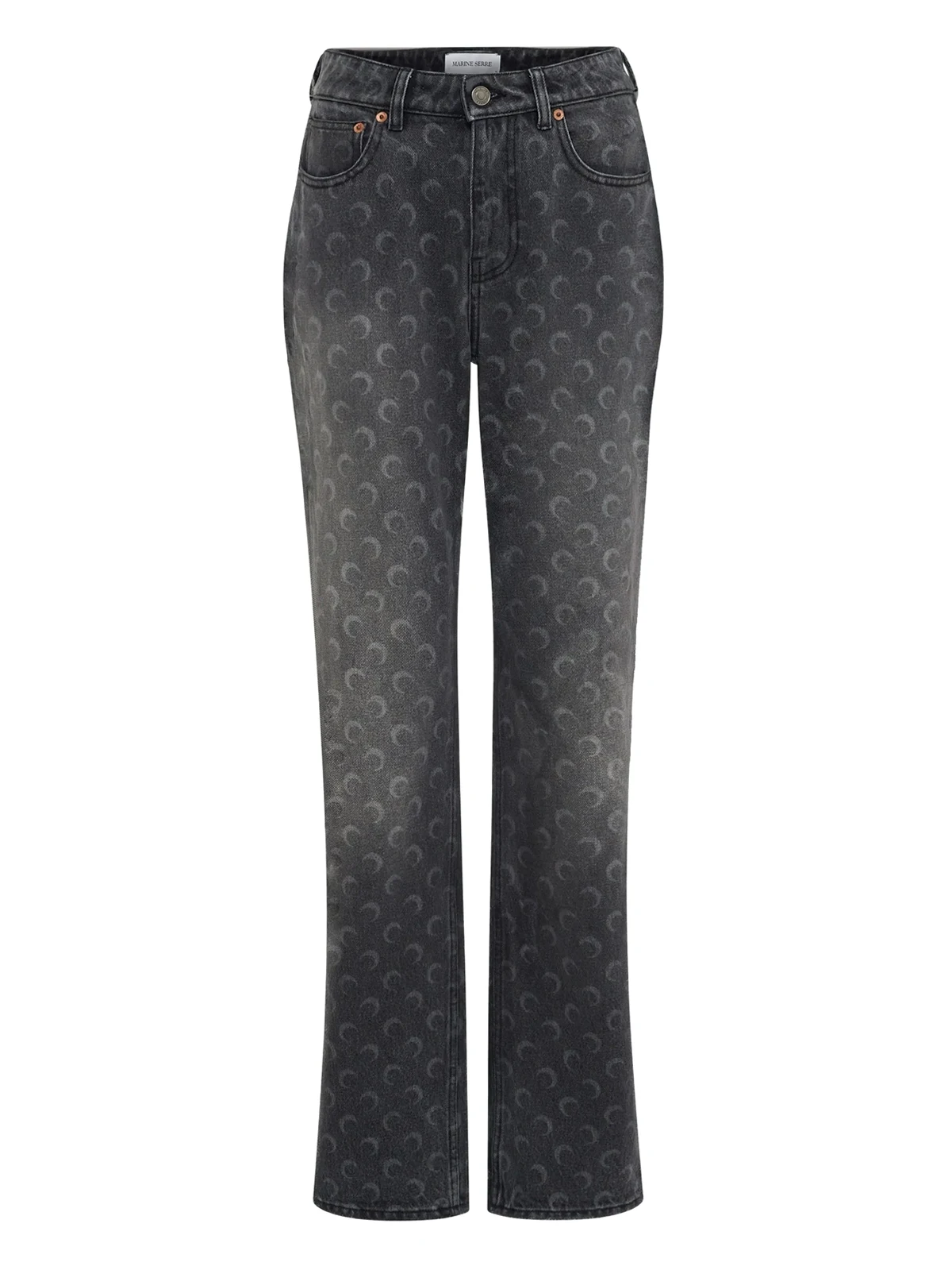 Moon Laser Jeans mit geradem Bein