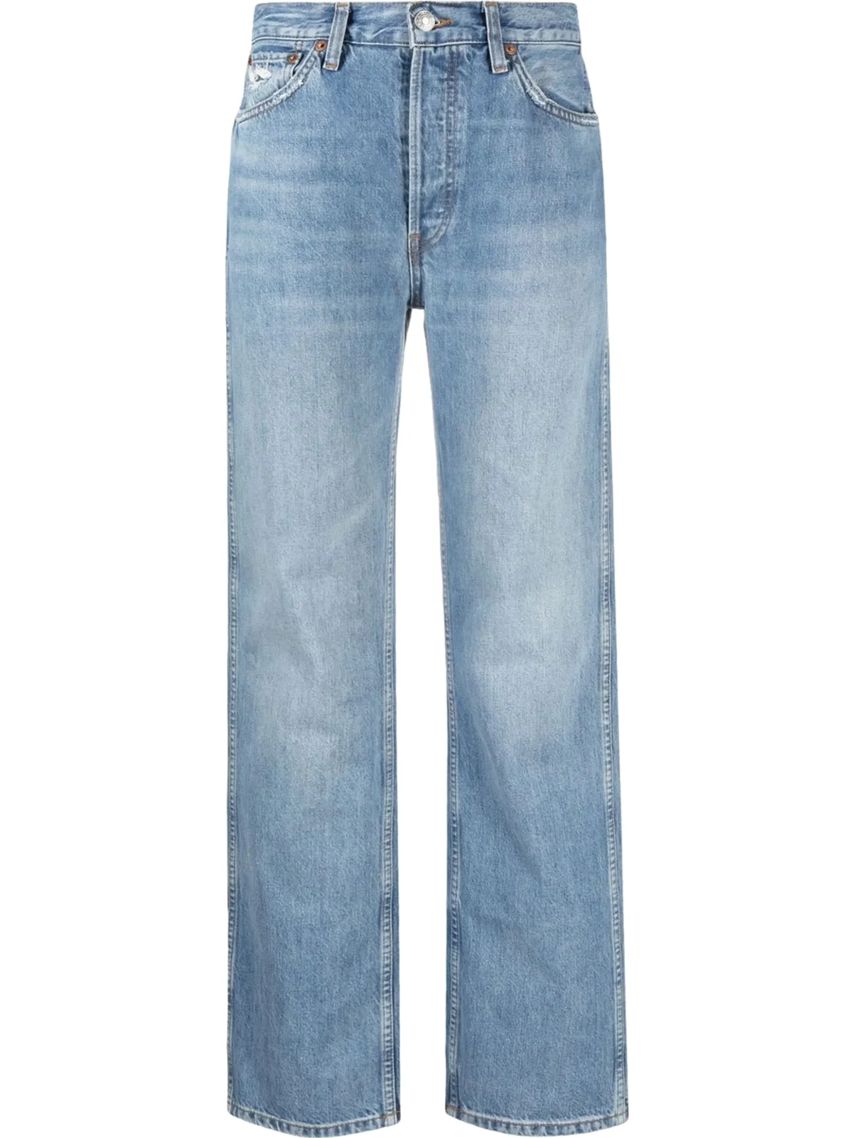 High-Rise-Jeans im 90s-Style