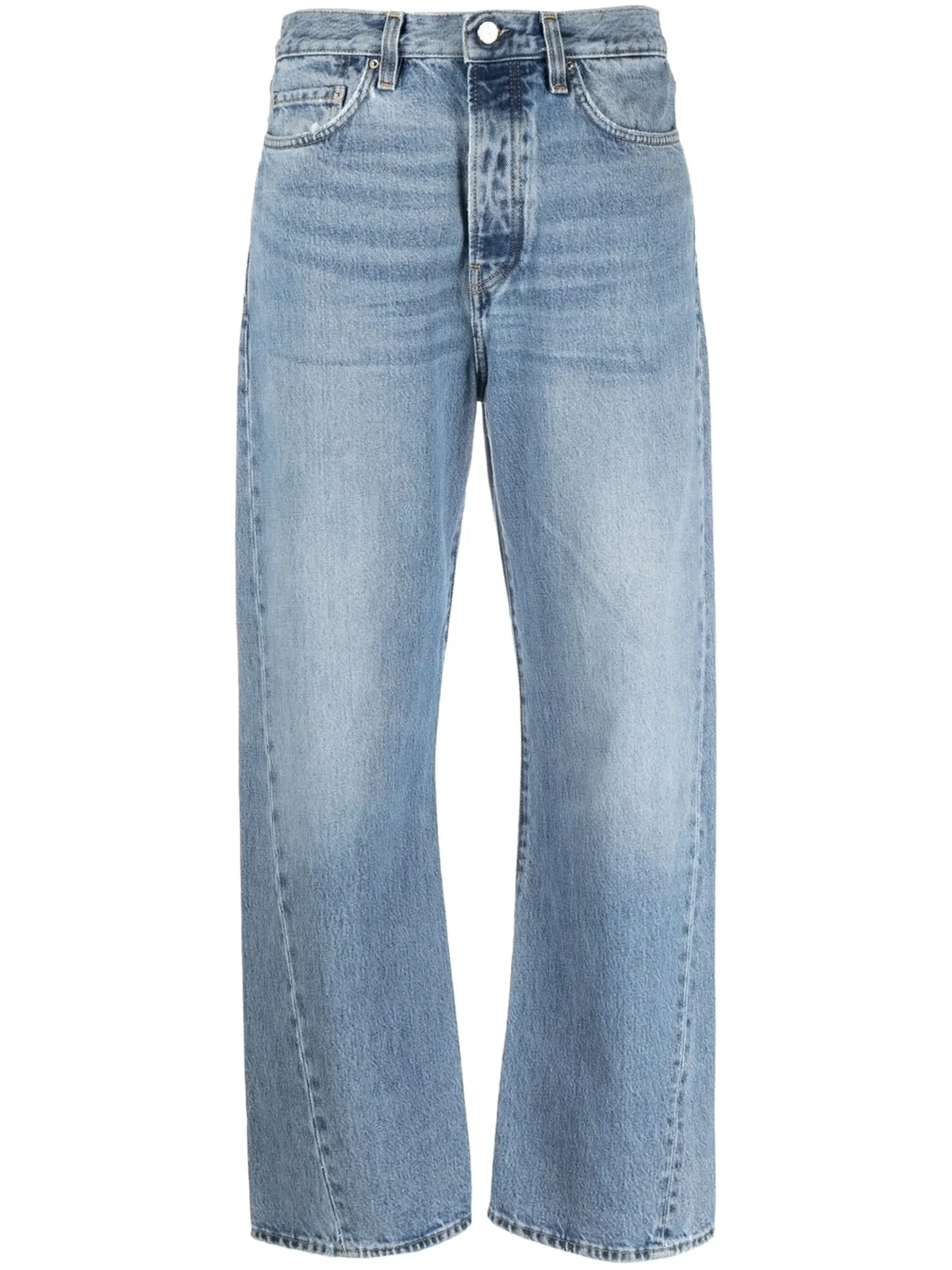 Gerade High-Waist-Jeans
