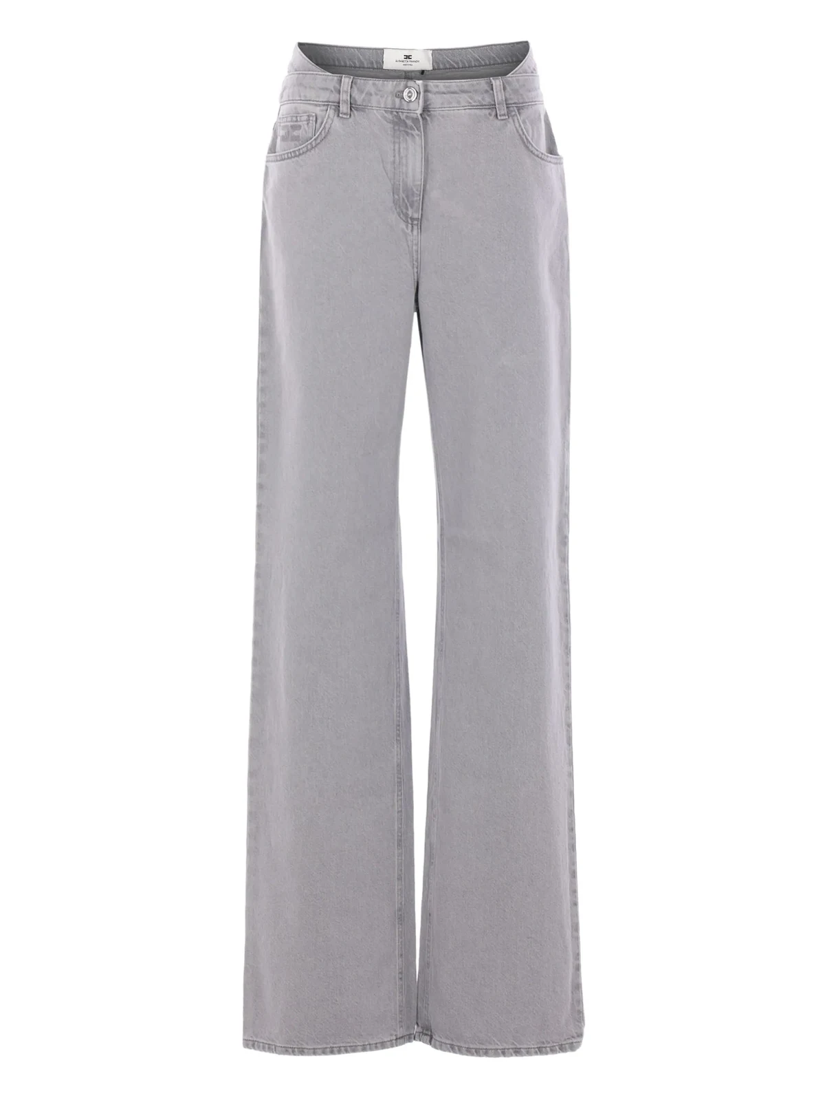 embroidered-pocket jeans