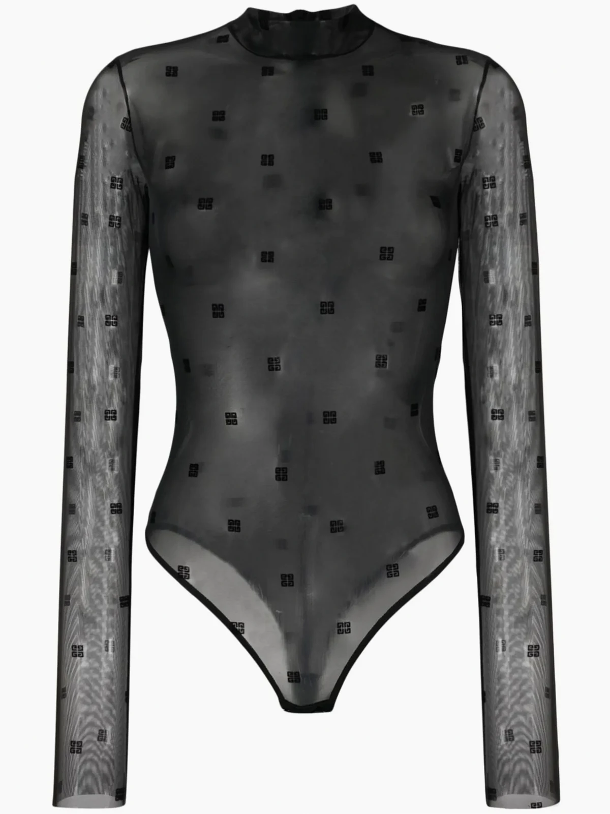 Body aus Mesh mit Logo-Print