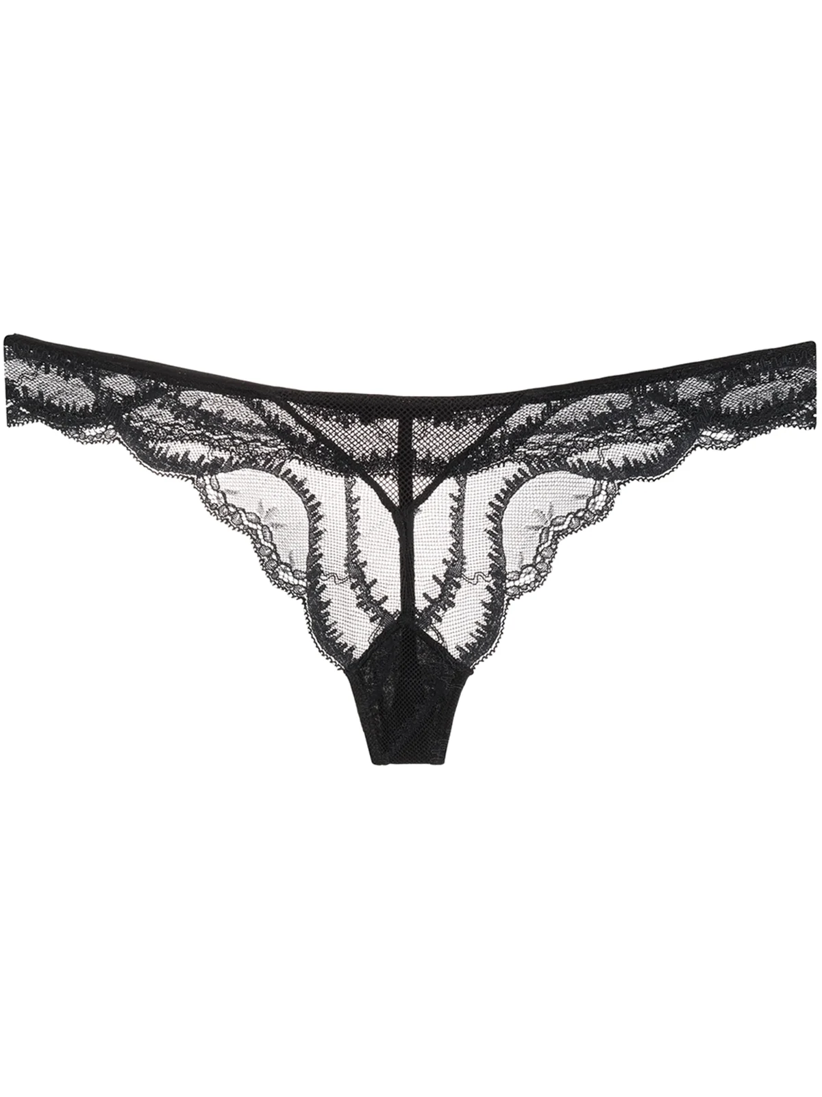 Leche Moi lace-trim thong