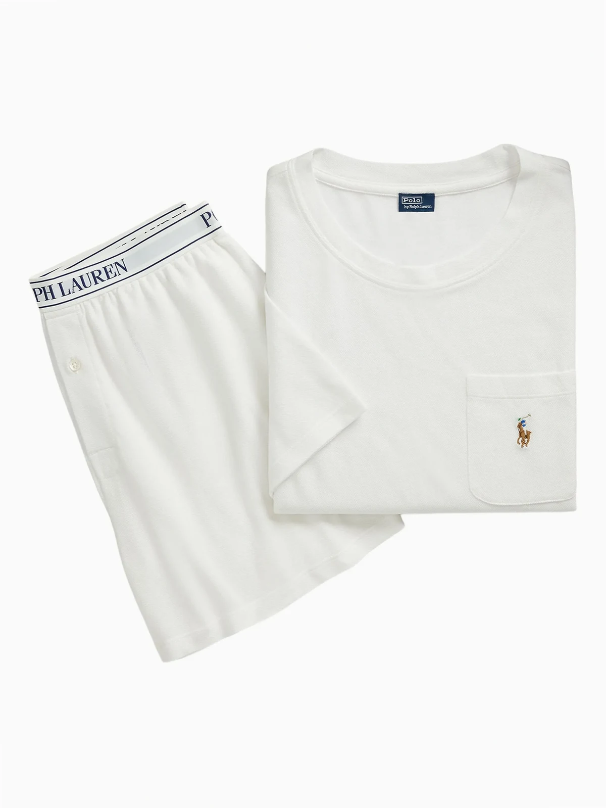 Pyjama mit Logo-Bund