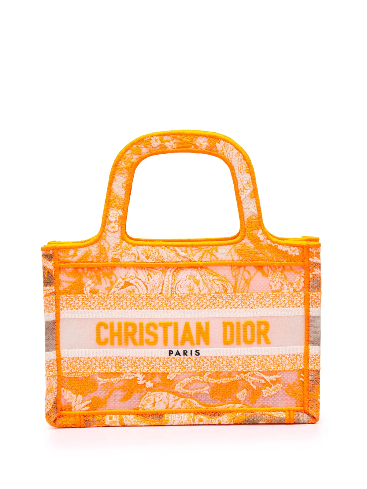 2022 mini Canvas-Tote-Book-Handtasche mit Dioriviera Toile de Jouy