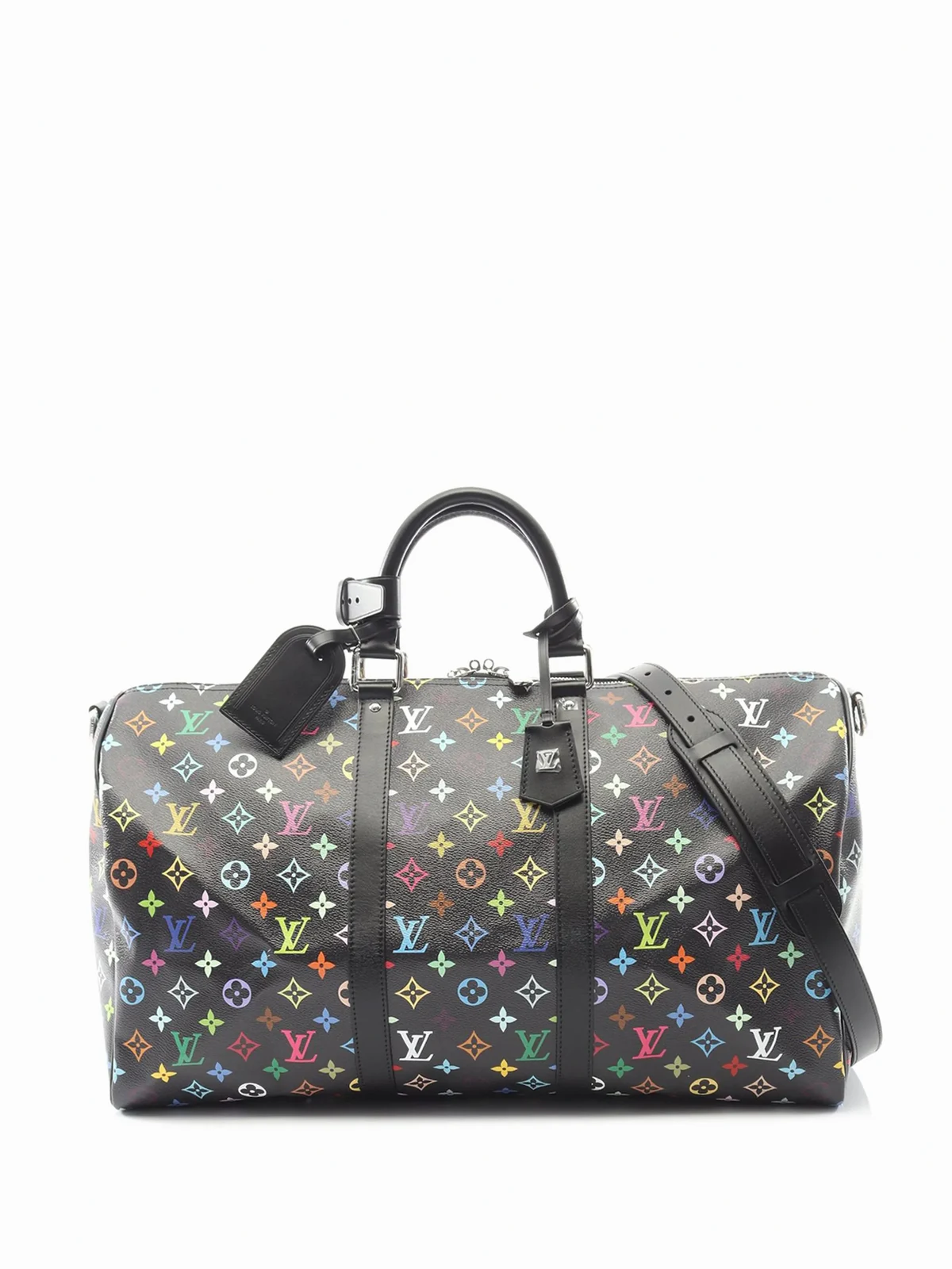 2021-2026 Multicolore Keepall Bandouliere Boston Tasche mit Monogramm 50cm