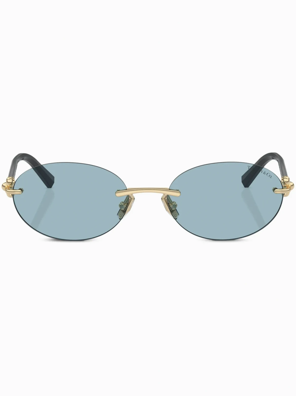 Sonnenbrille mit ovalem Gestell