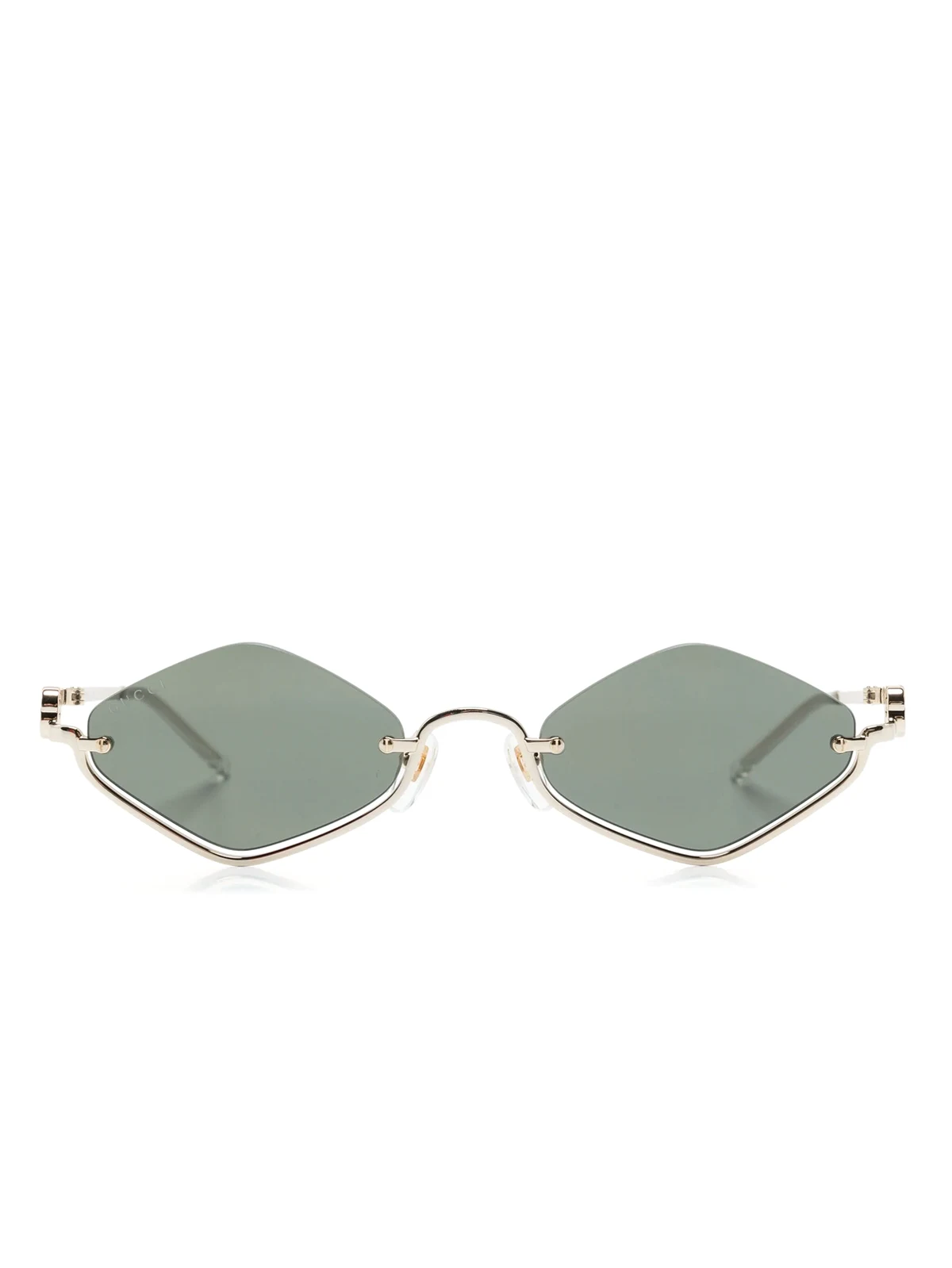 geometric-frame sunglasses