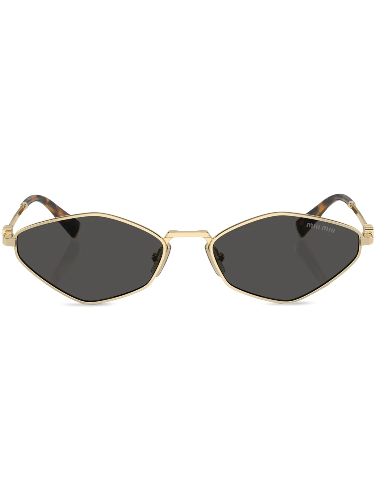 Sonnenbrille mit geometrischem Gestell