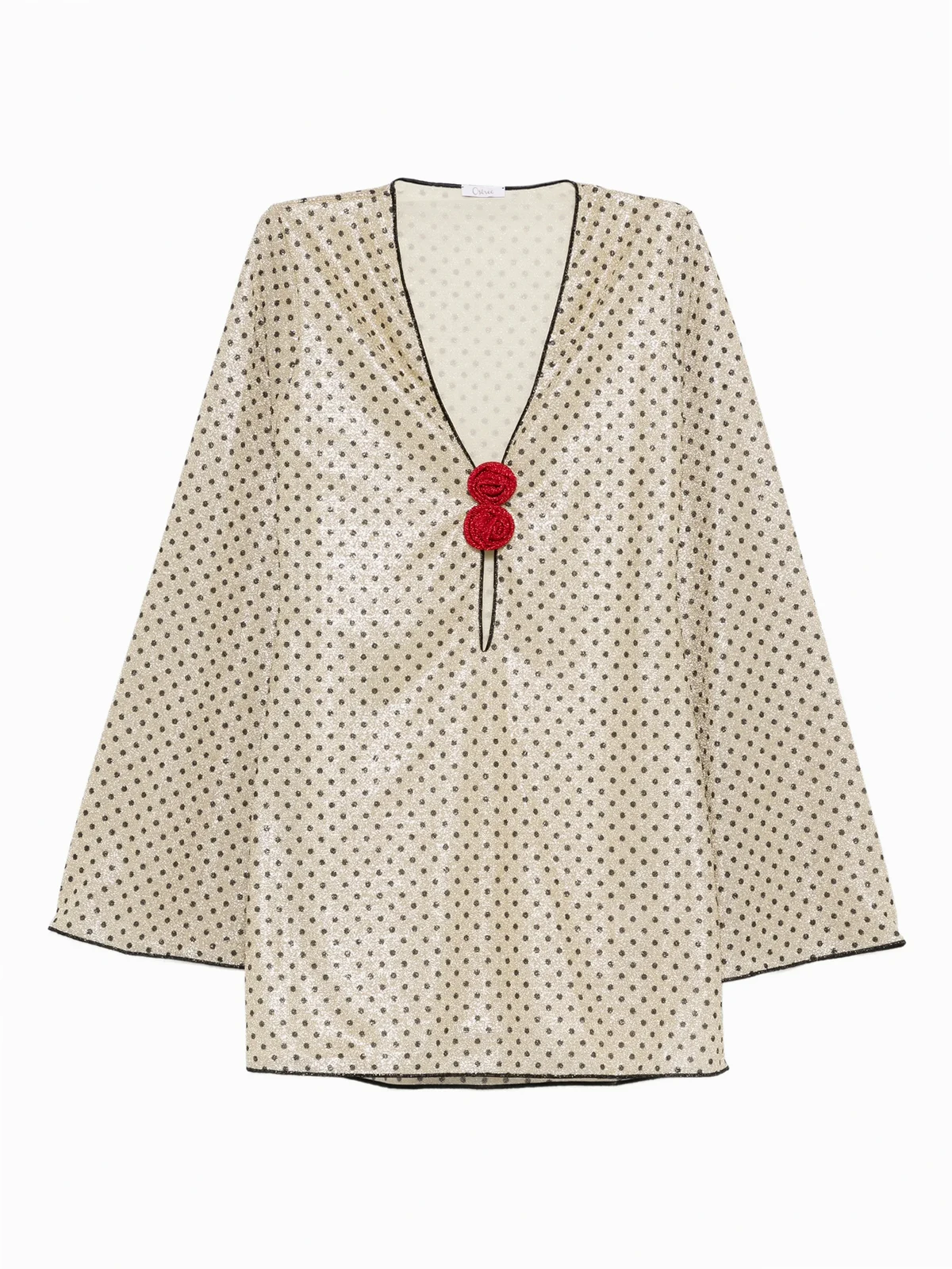 Strandoberteil mit Polka Dots