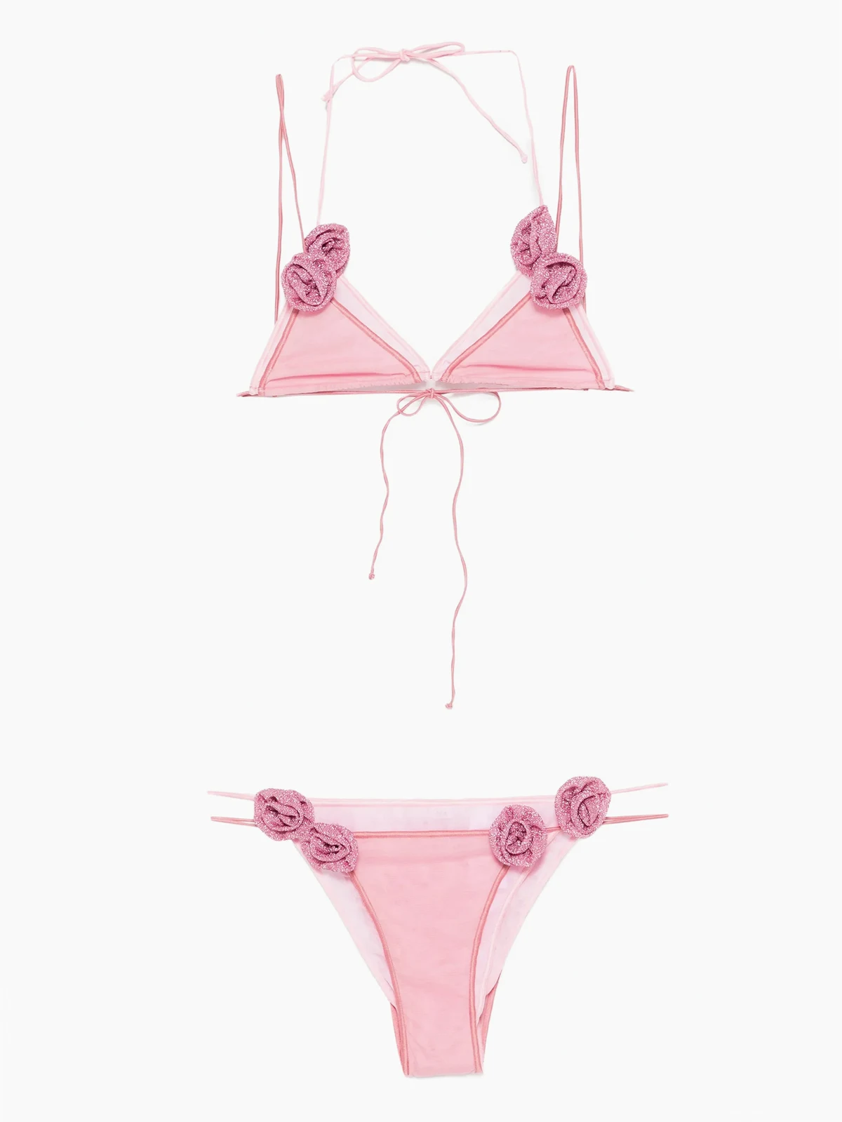 mesh two-piece bikini