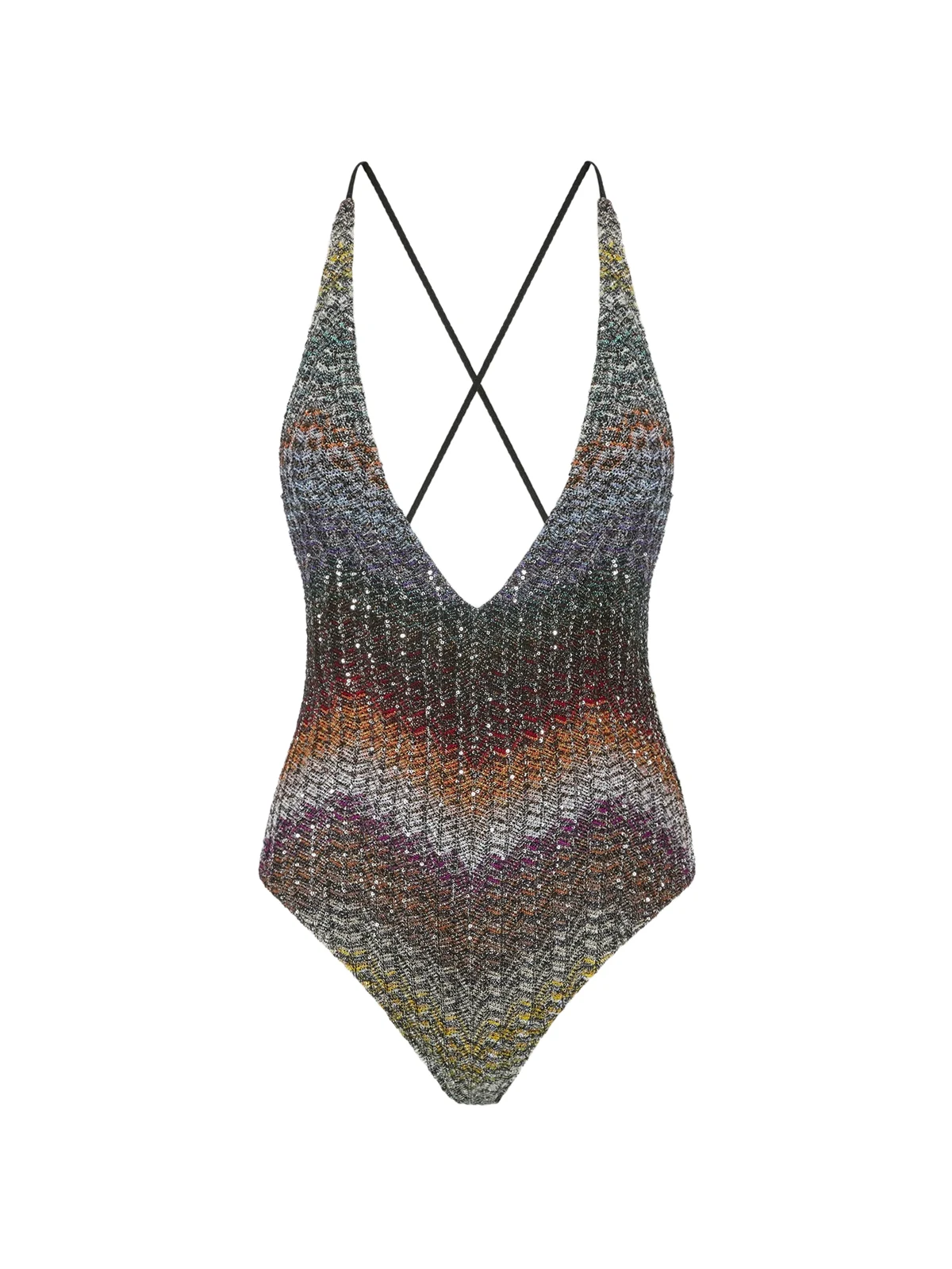 Badeanzug mit V-Ausschnitt