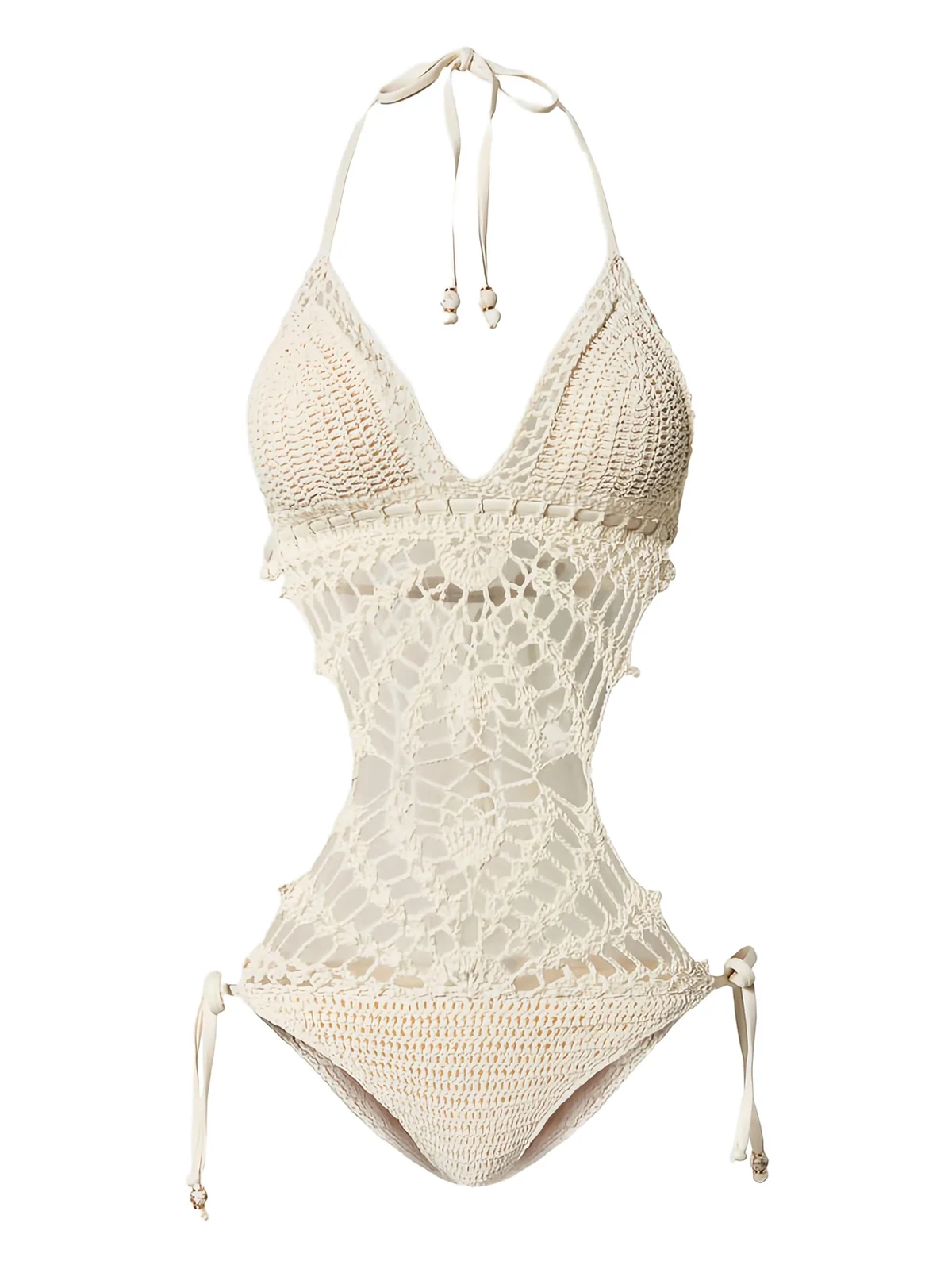 crochet cut-out trikini