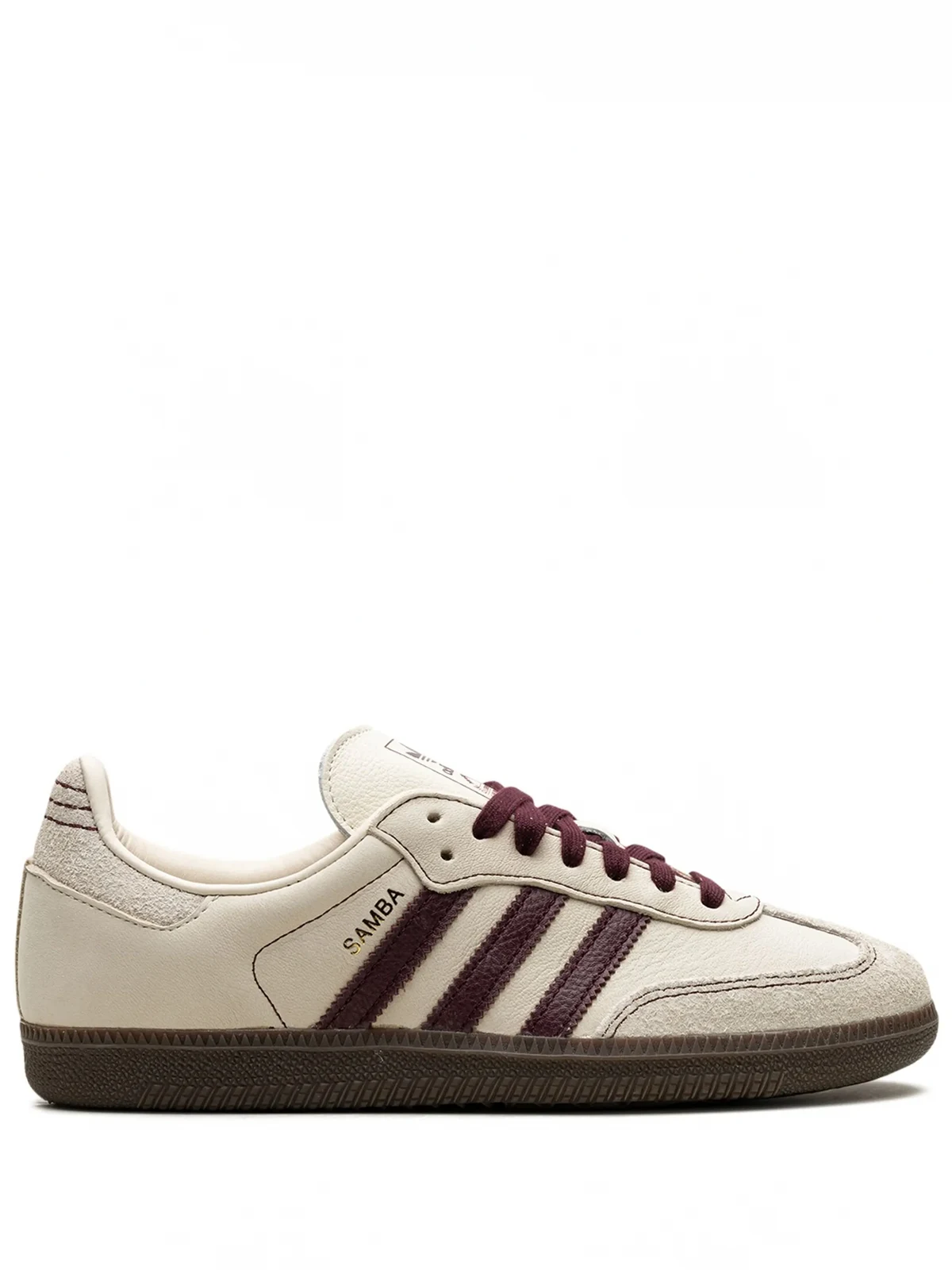 Samba OG "Wonder White/Maroon" Sneakers