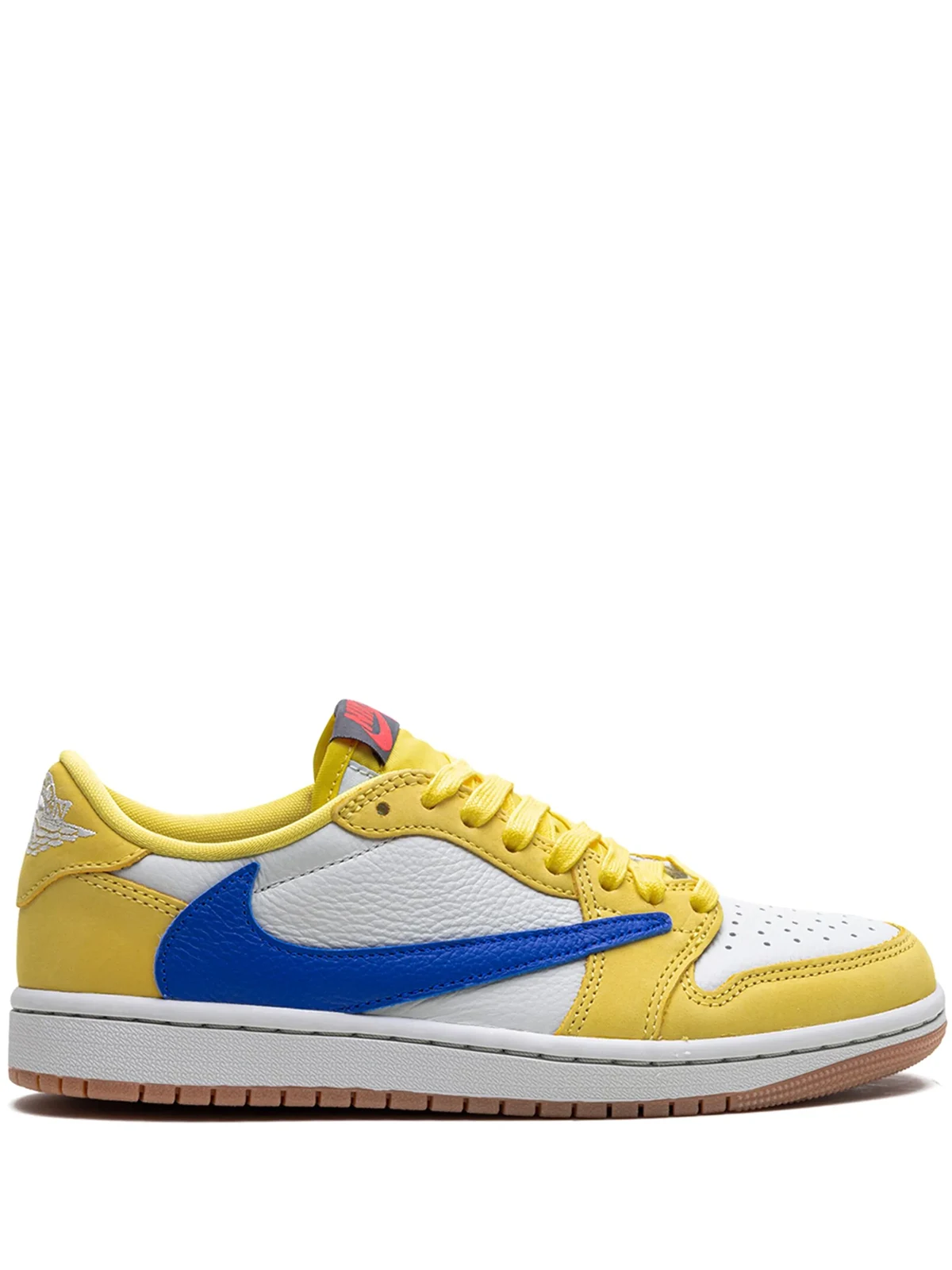 x Travis Scott Air Jordan 1 Retro Low "Canary" Sneakers