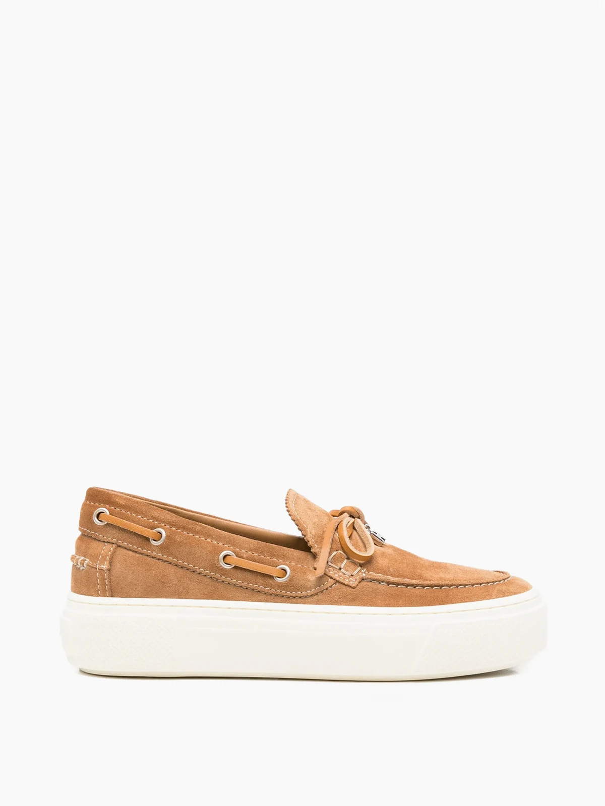 Loafer aus Wildleder mit Quasten