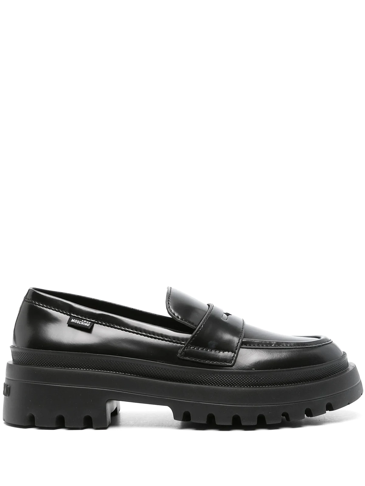 penny slot leather loafers