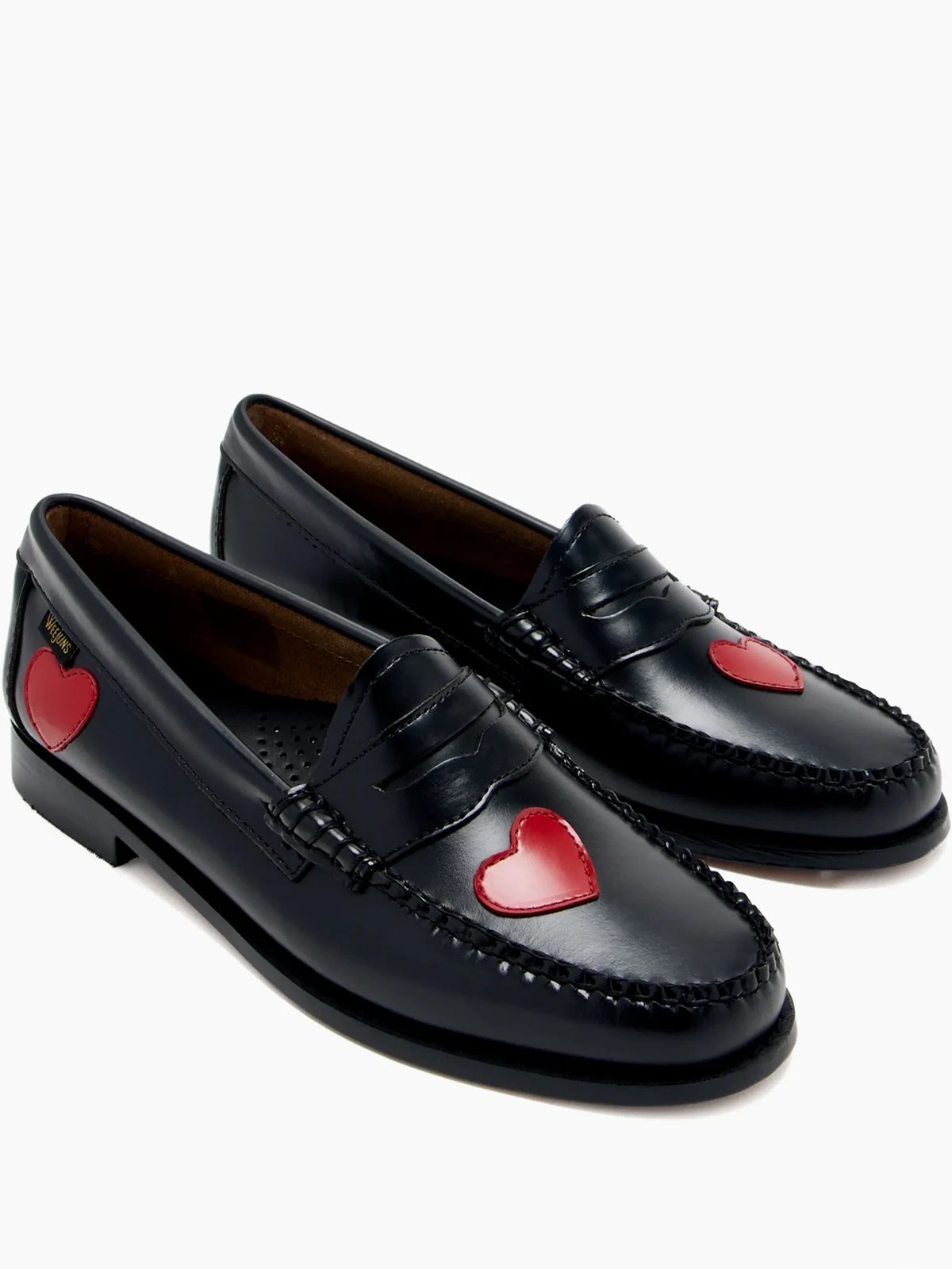 Loafer mit Herzverzierung