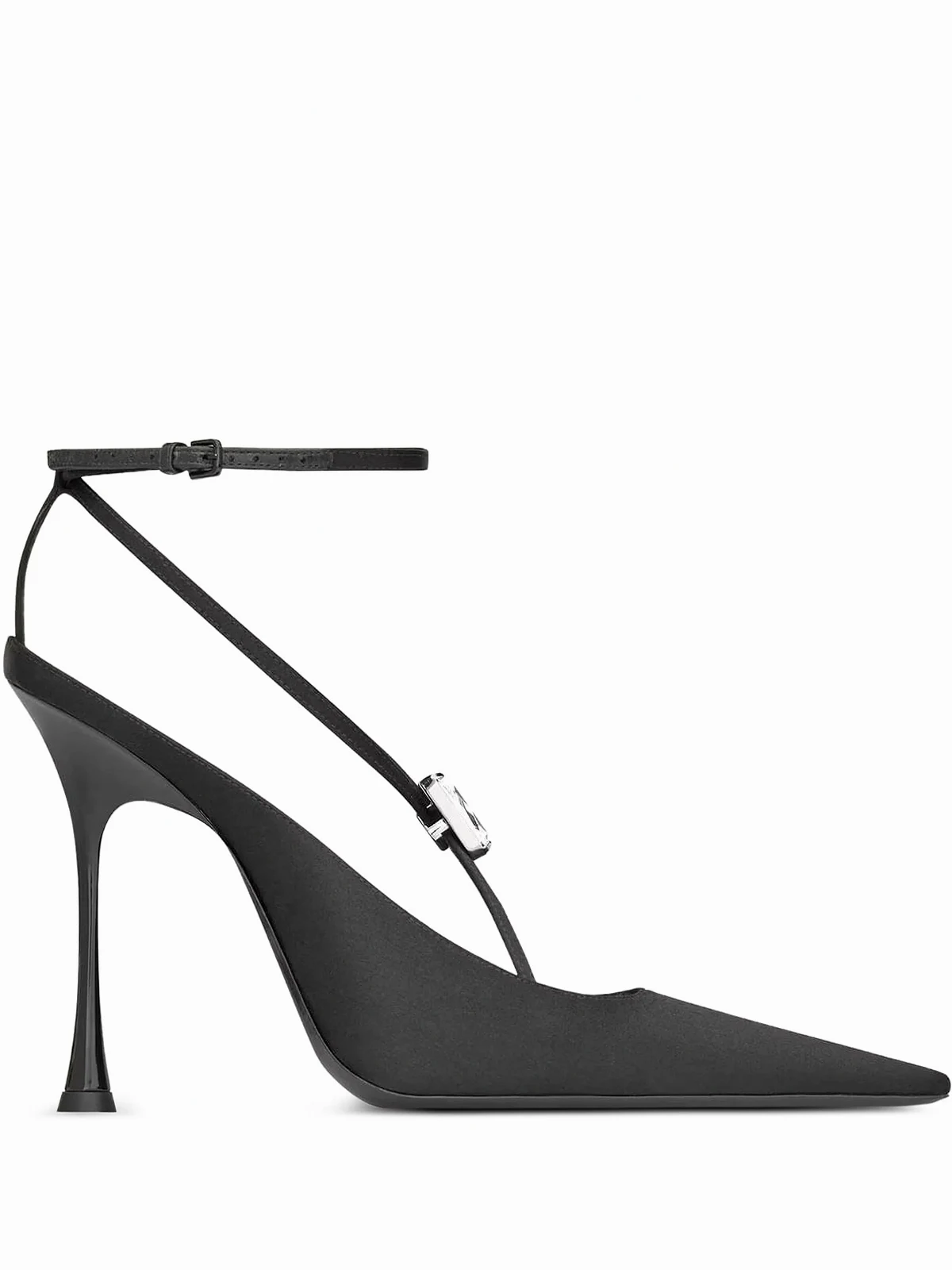 Harlow crystal-embellished slingback pumps