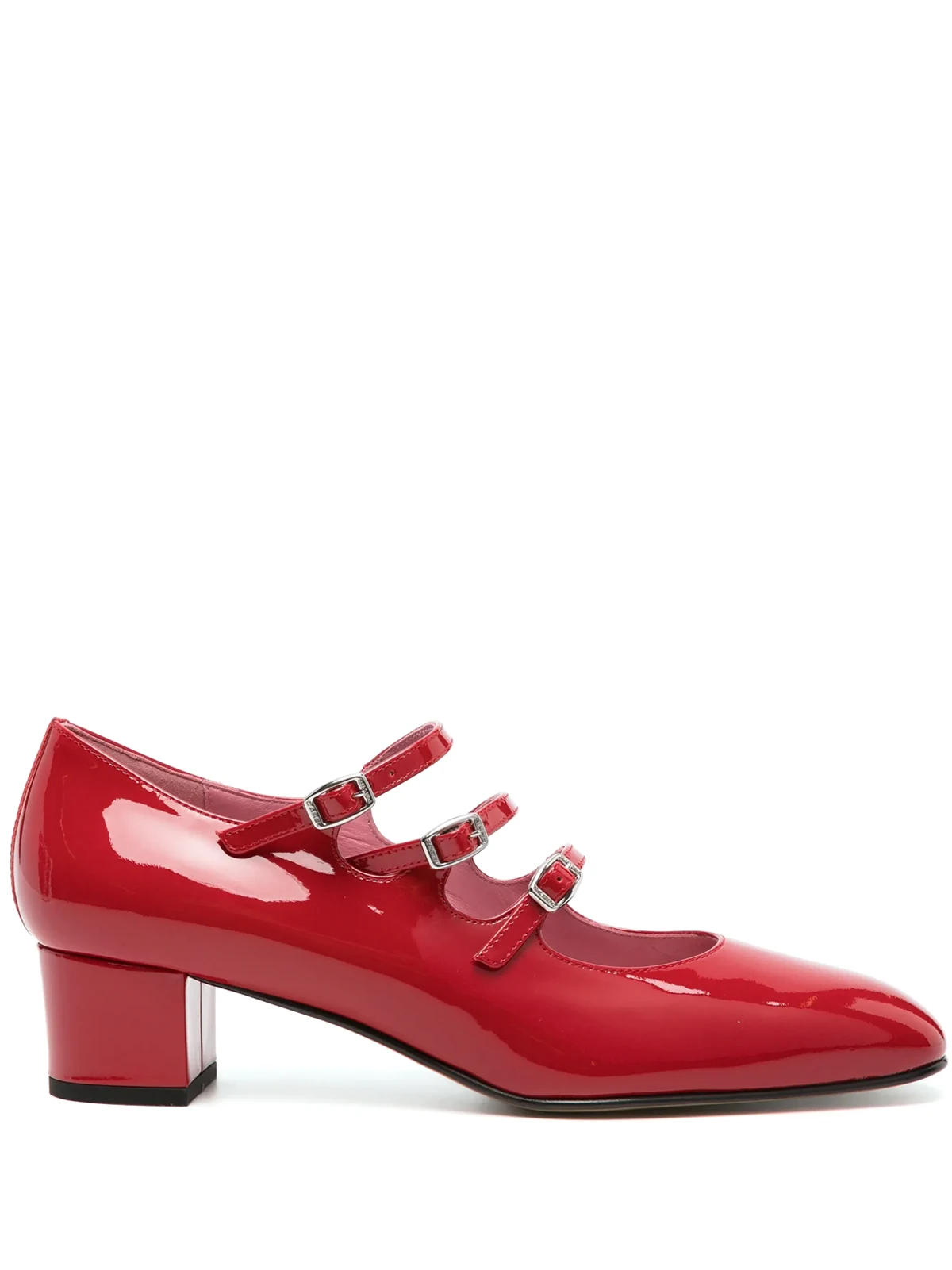 Kina patent-leather Mary Jane shoes