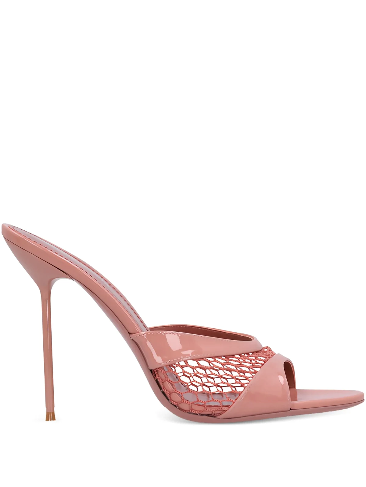 105mm Lidia patent-leather mules