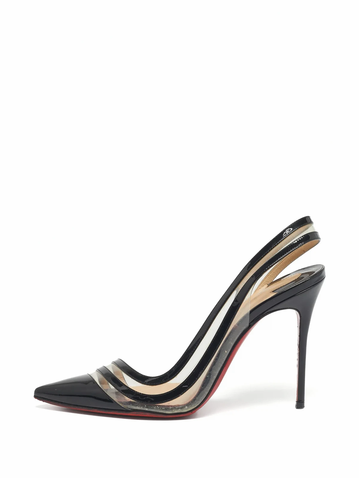 Paralili patent leather court shoes
