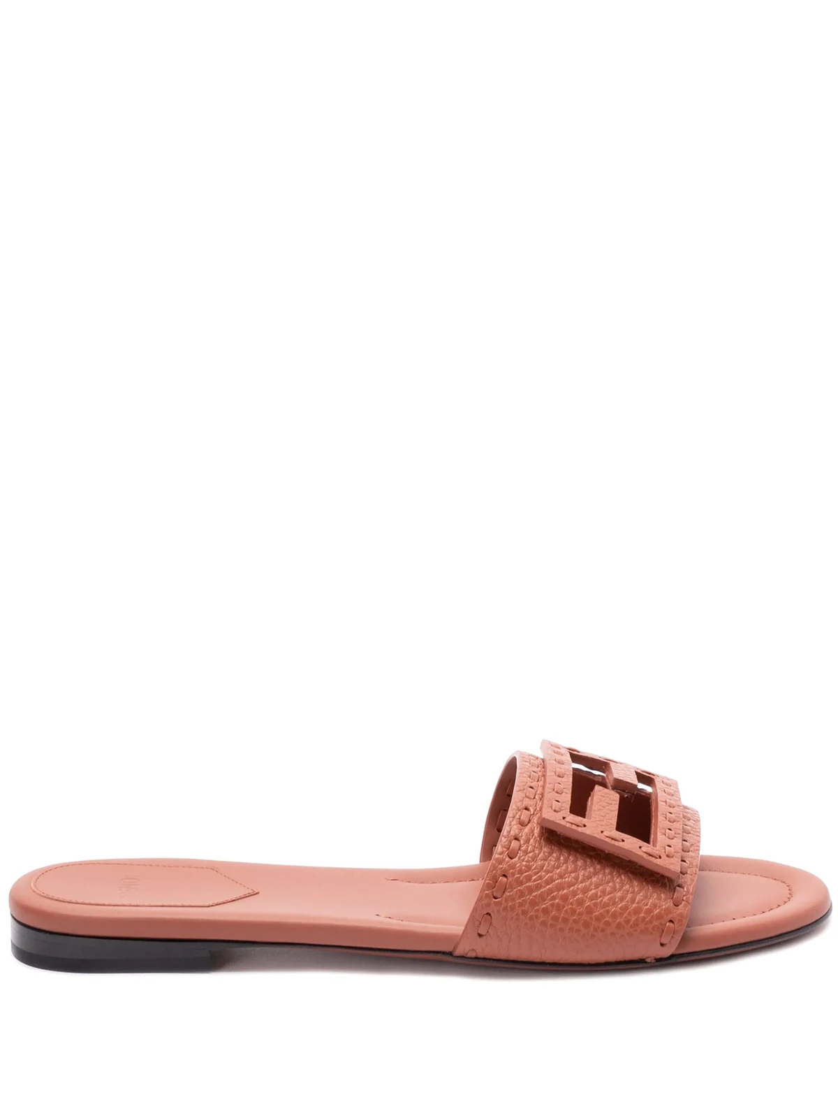 Pantoletten mit Logo-Schnalle