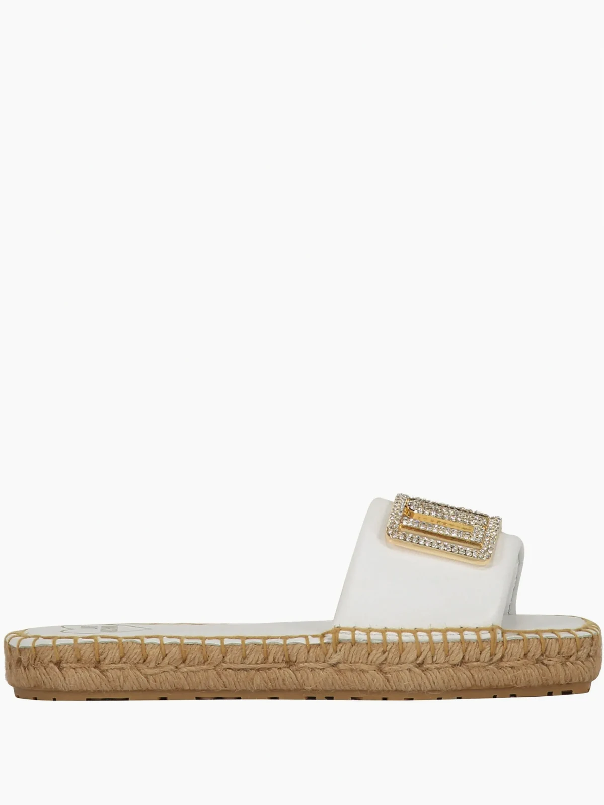 embellished espadrille slides