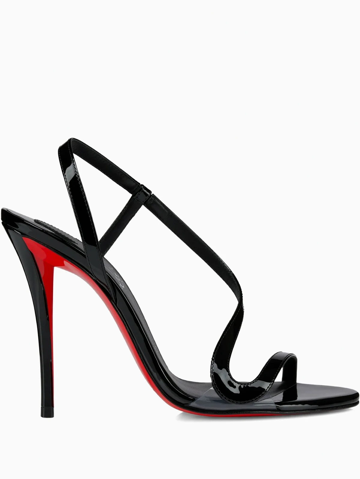 Slingback-Sandalen mit Z-Absatz 100mm