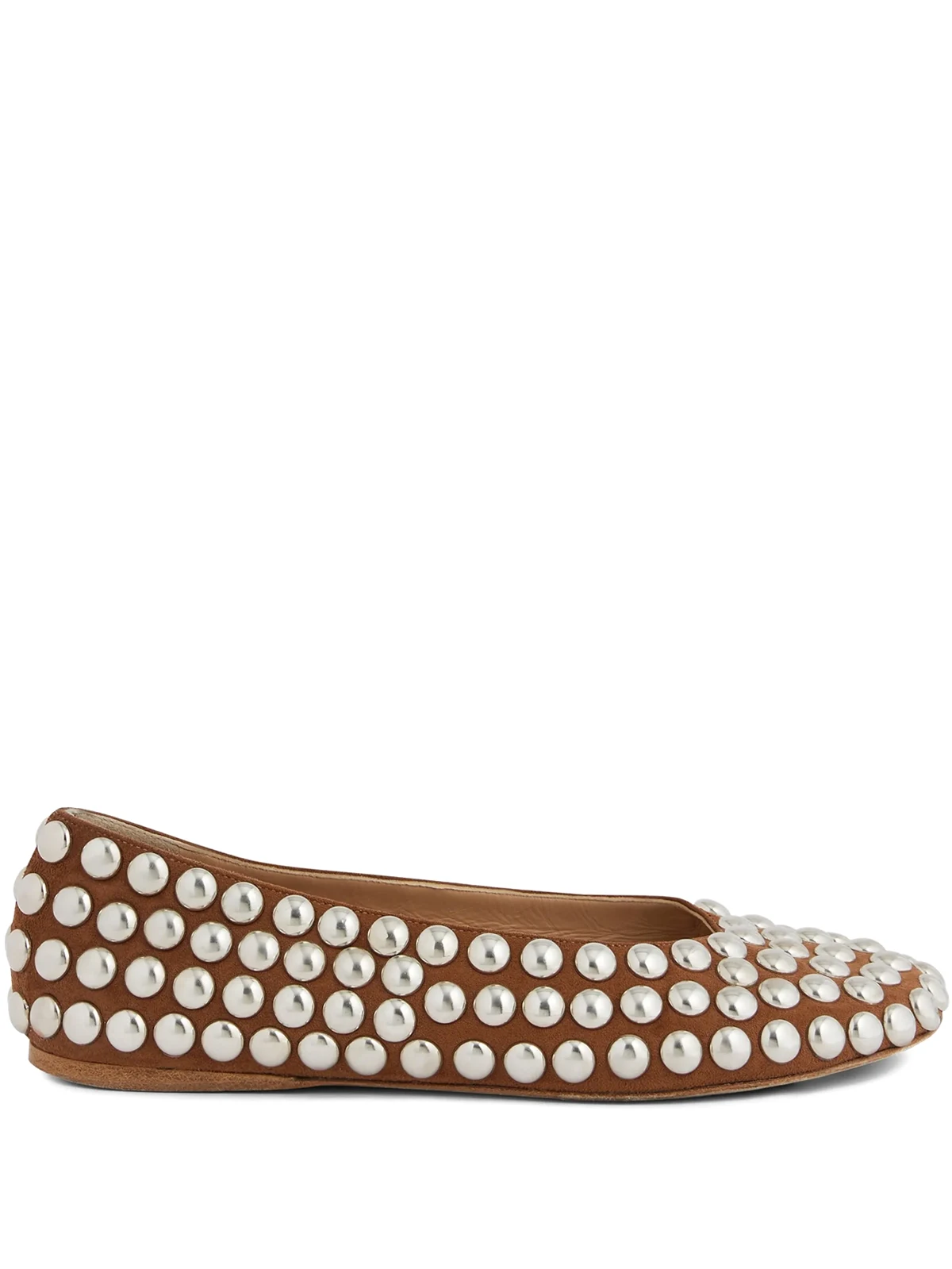 studded ballet flats