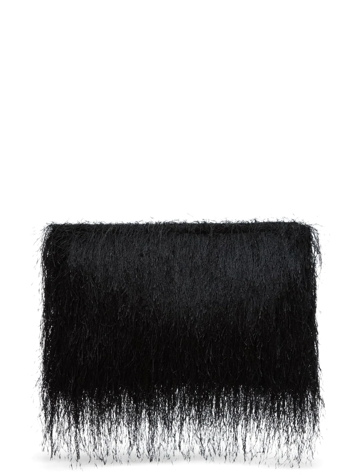 Eckige Evano Clutch mit Fransen