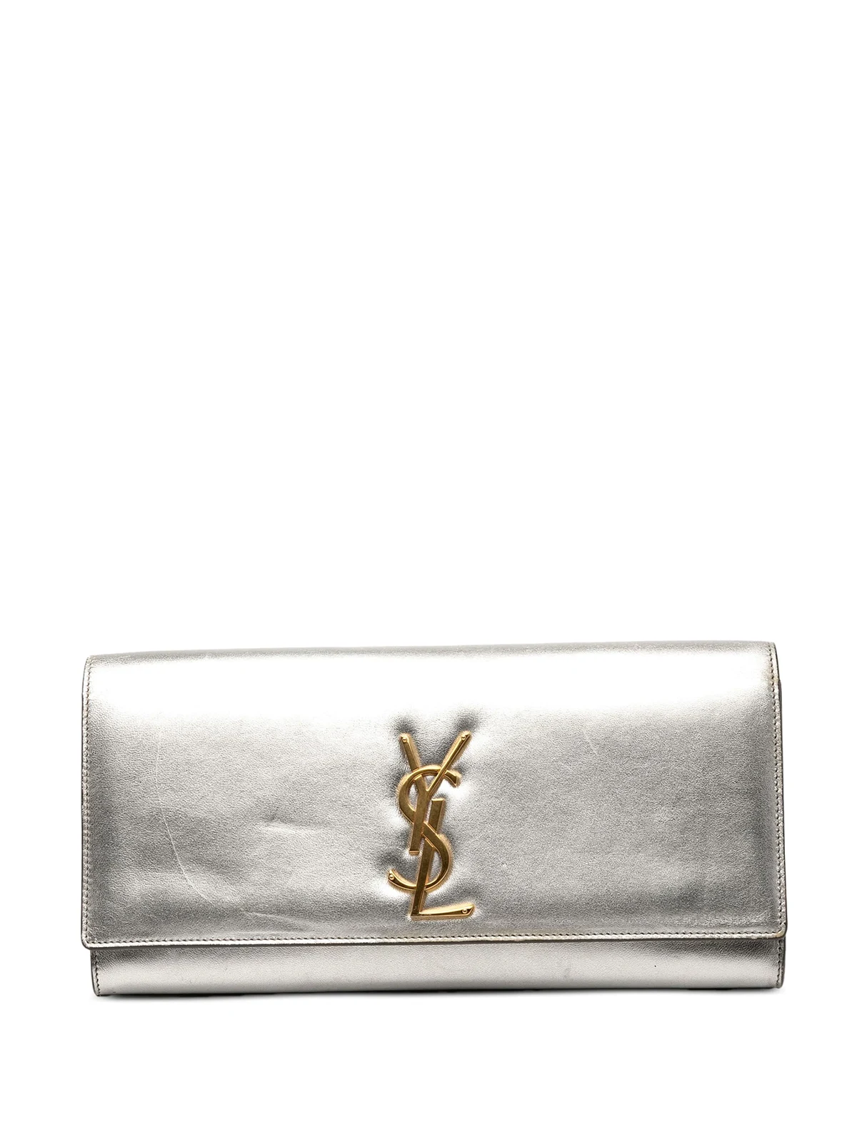 2013-2025 Metallic Calfskin Cassandre clutch bag