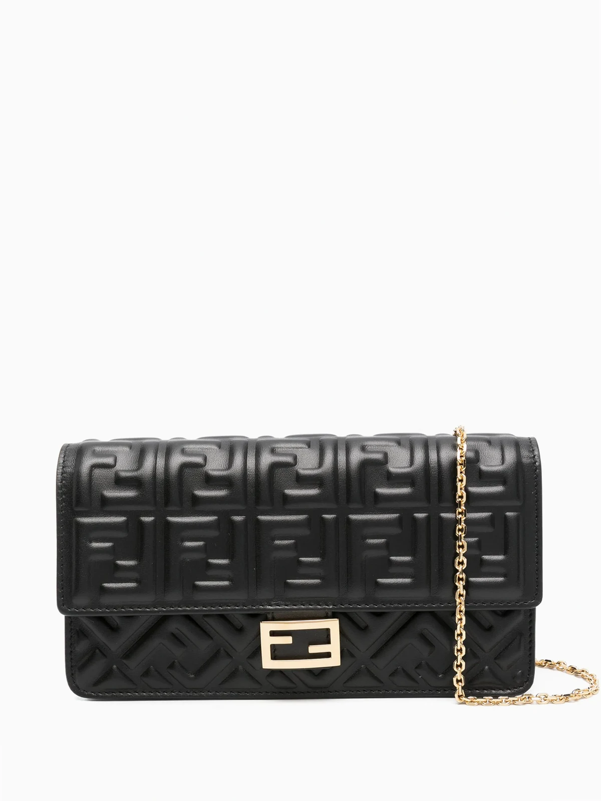 Baguette Portemonnaie mit Kettendetail