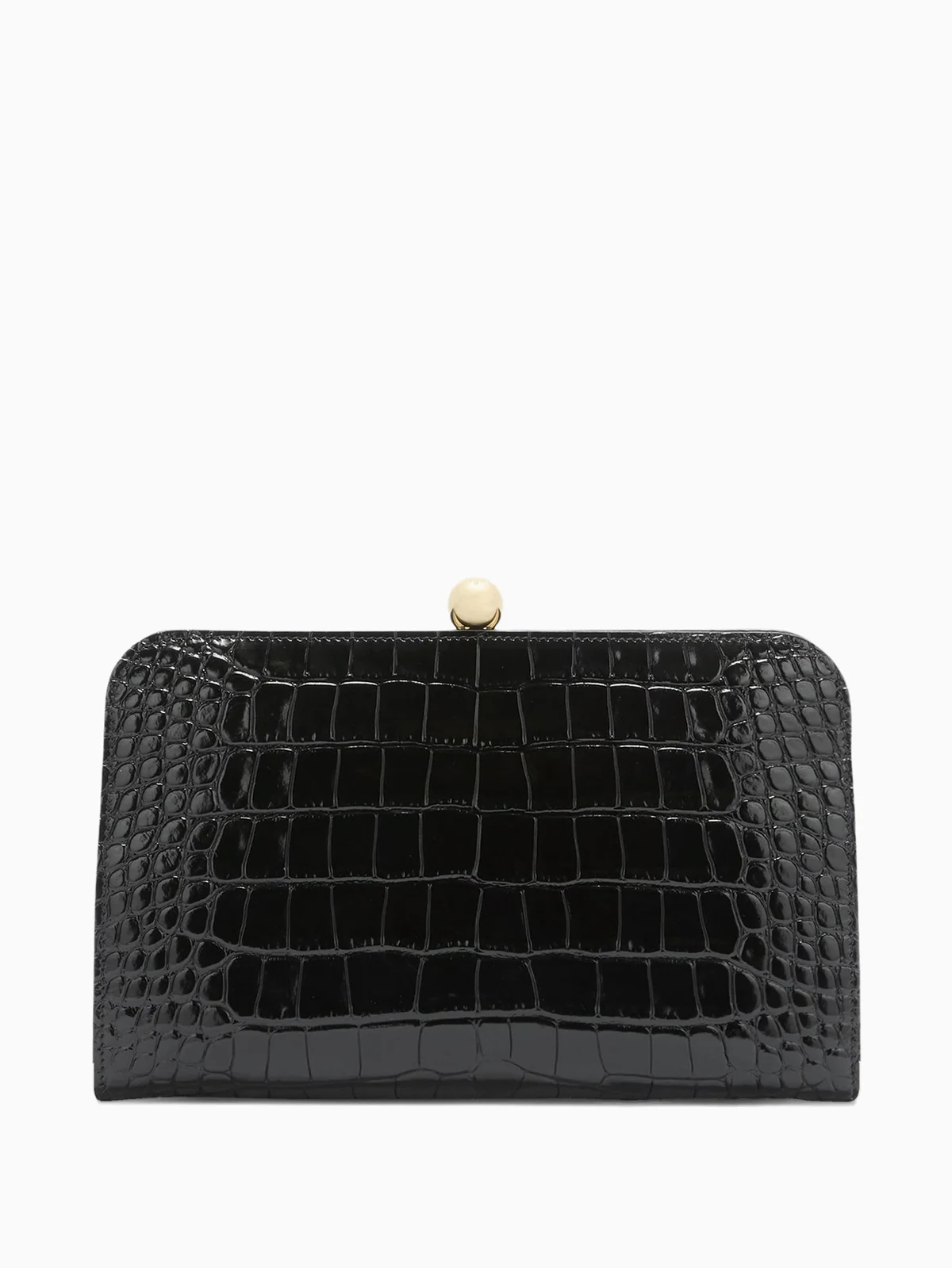 Alba Clutch mit Kroko-Print