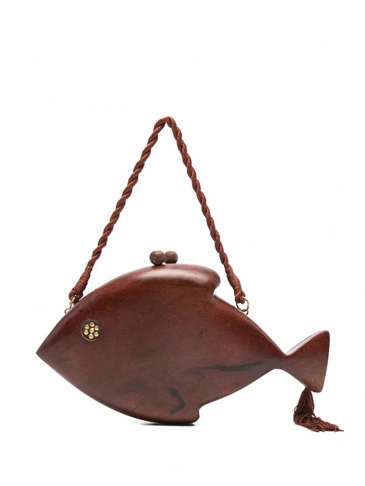 fish-motif clutch bag