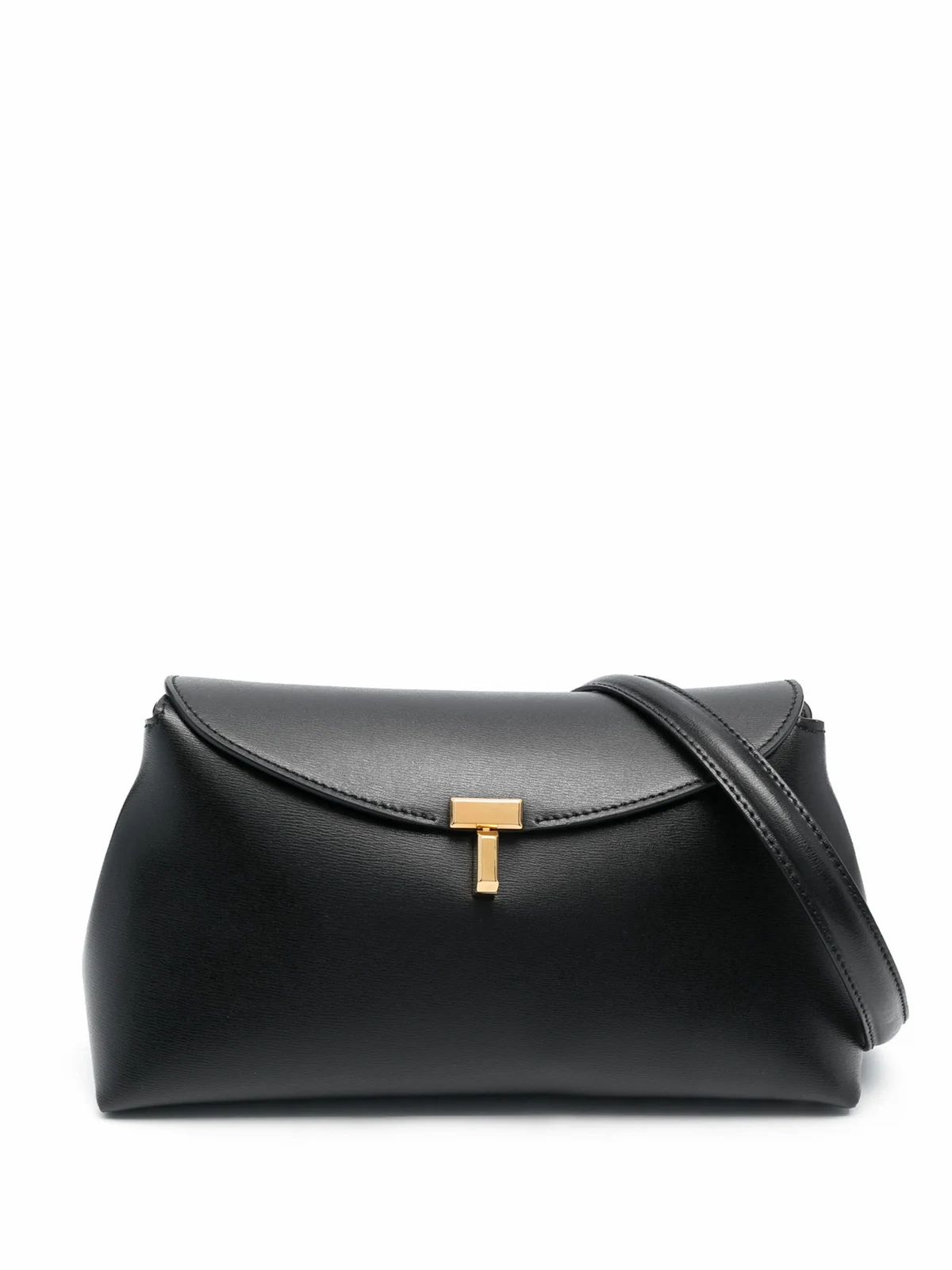 T-Lock leather clutch bag
