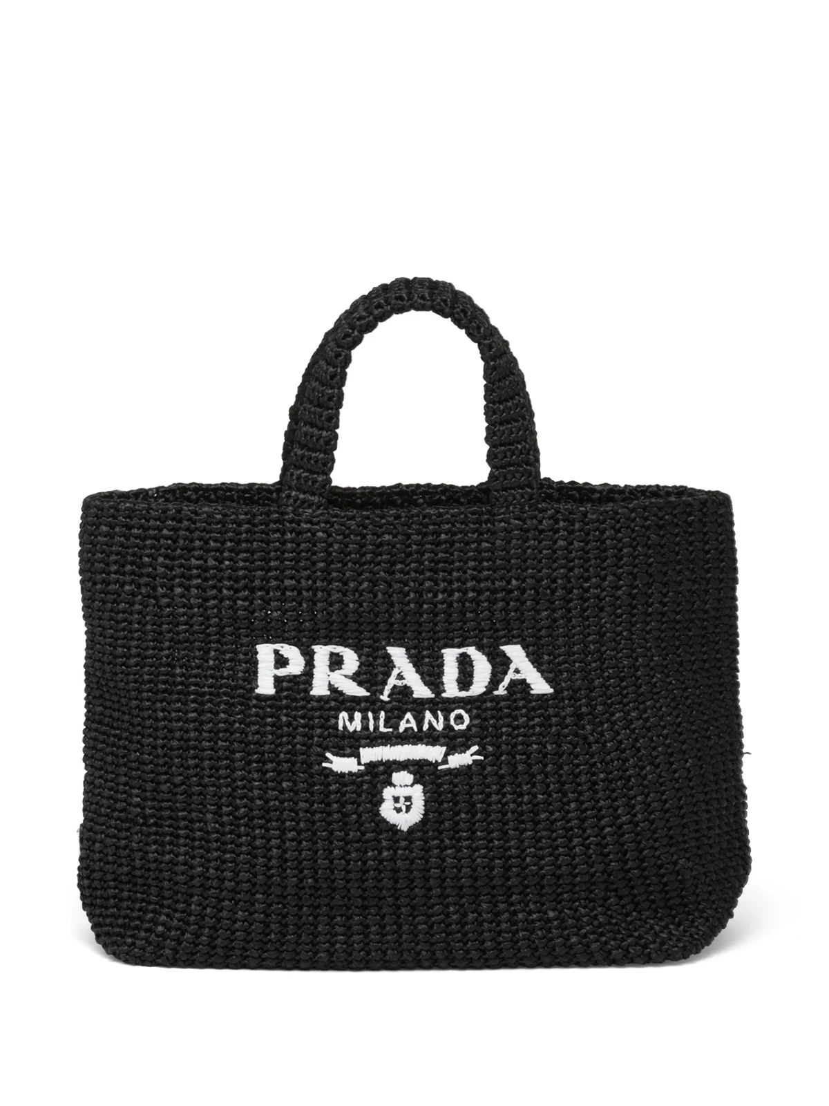 Raffia tote bag