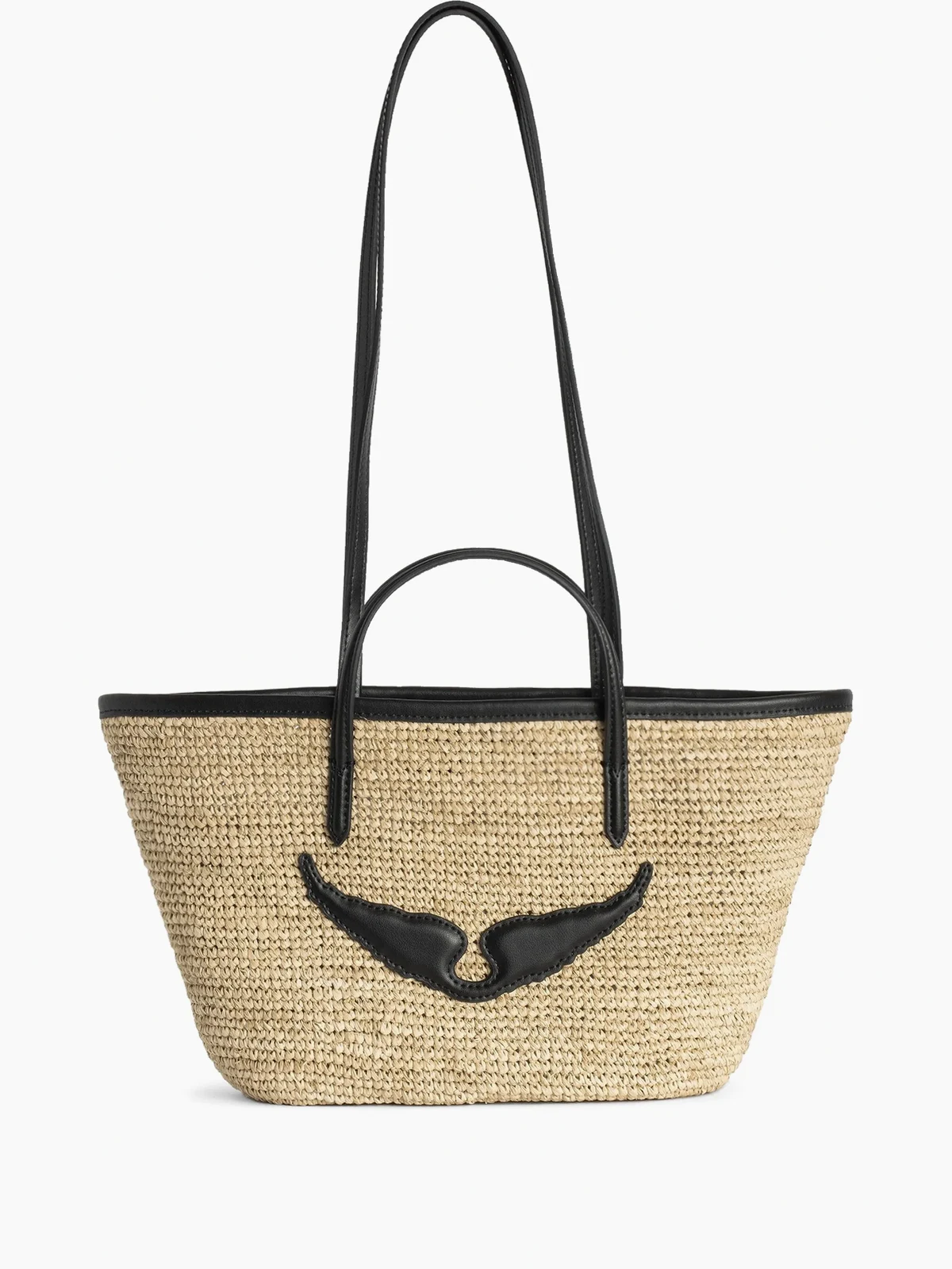 mini Wings basket beach bag