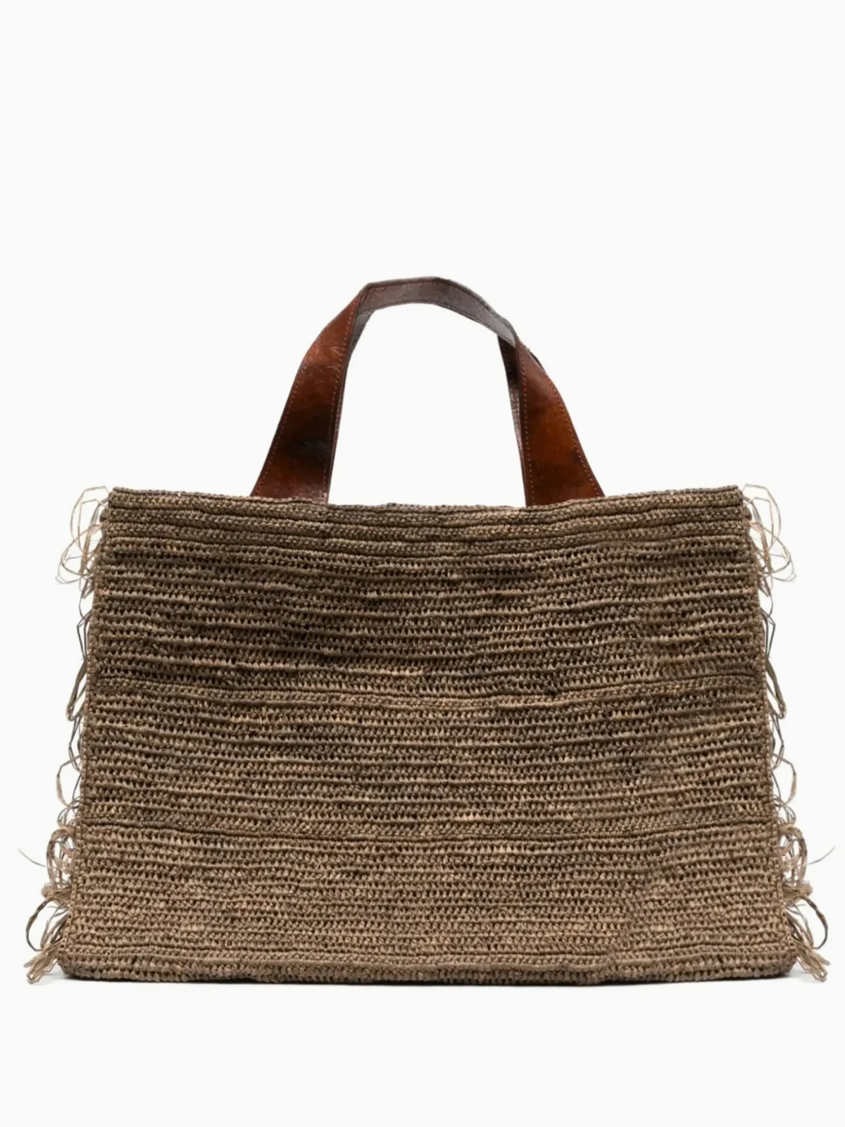Onja woven fringed tote bag