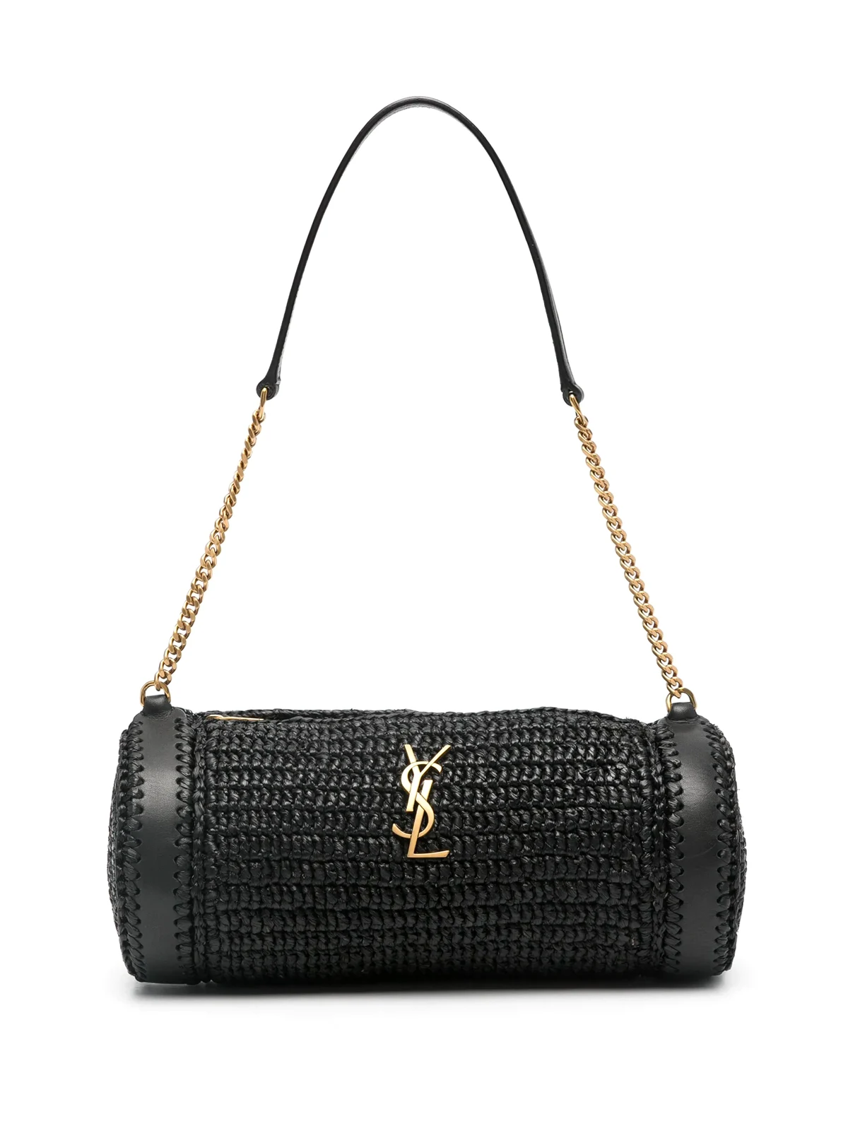 Kleine Schultertasche aus Bast