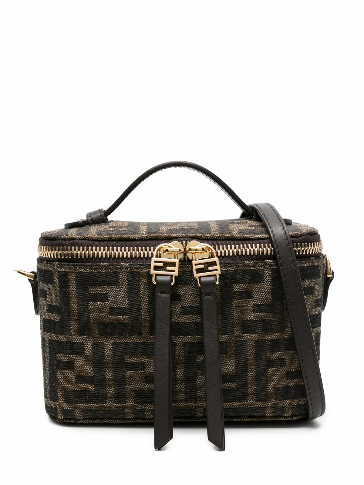 Vanity FF-pattern top-handle mini bag
