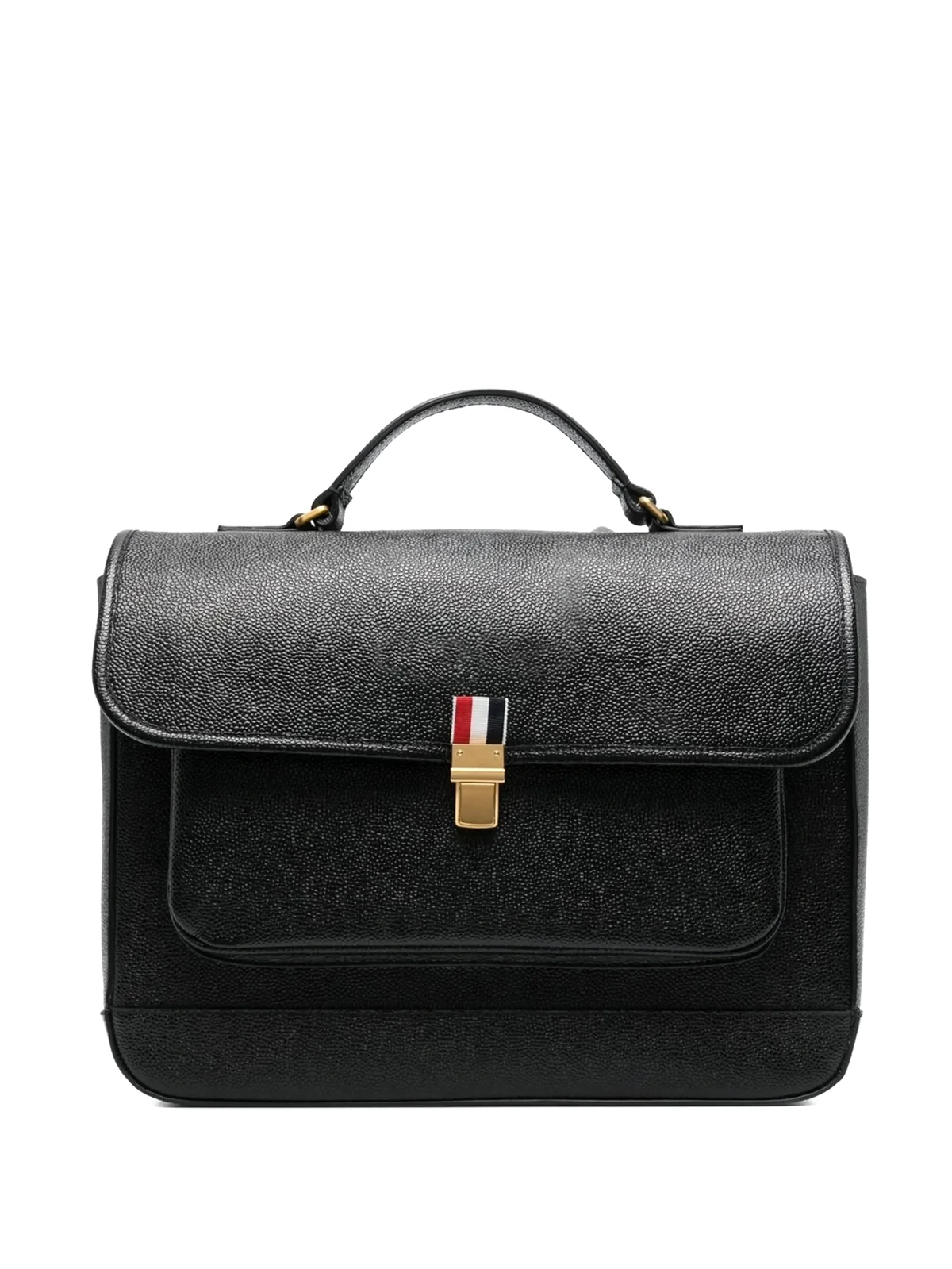 pebbled leather backpack