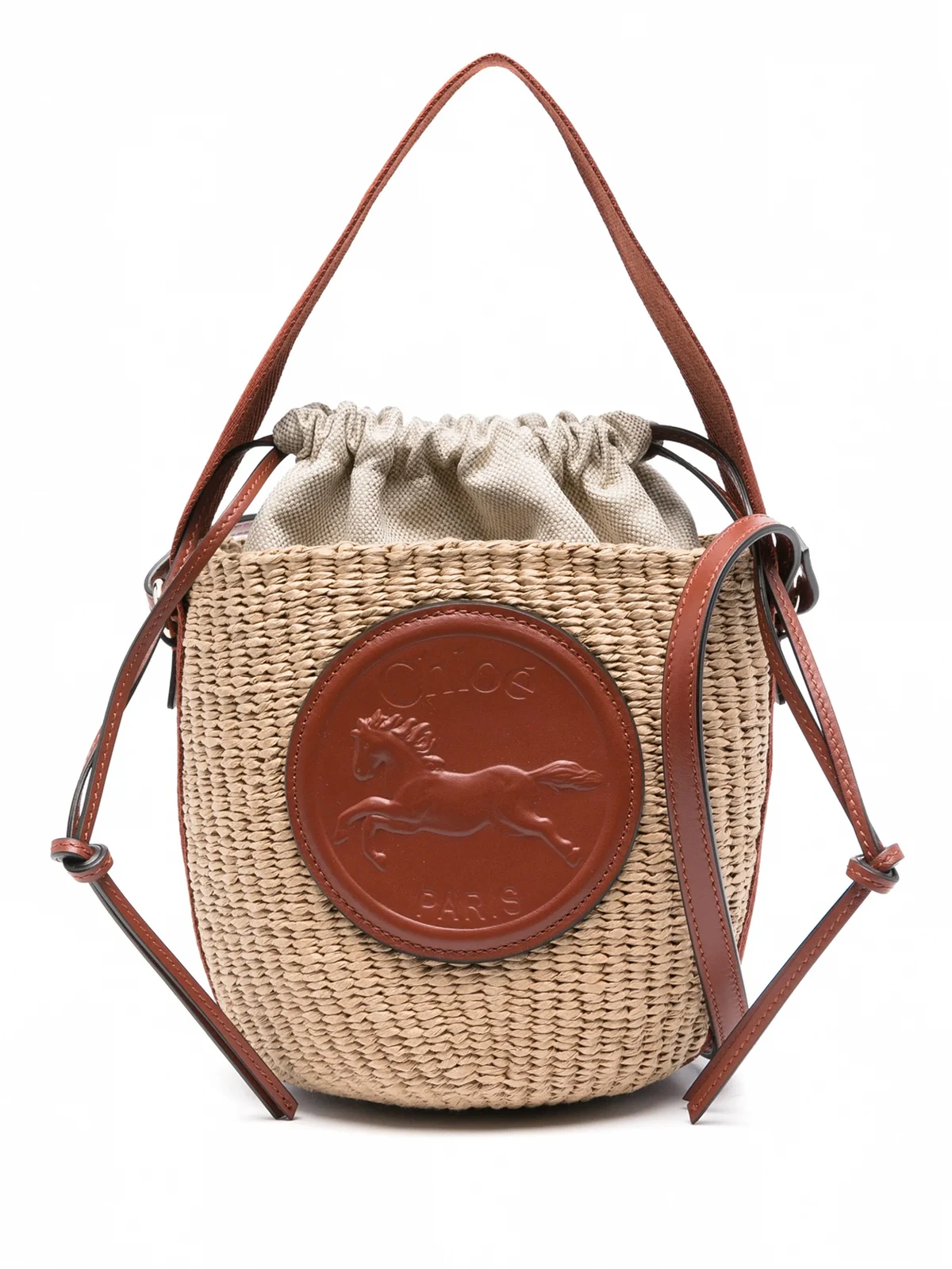 small Horse Medal bucket bag