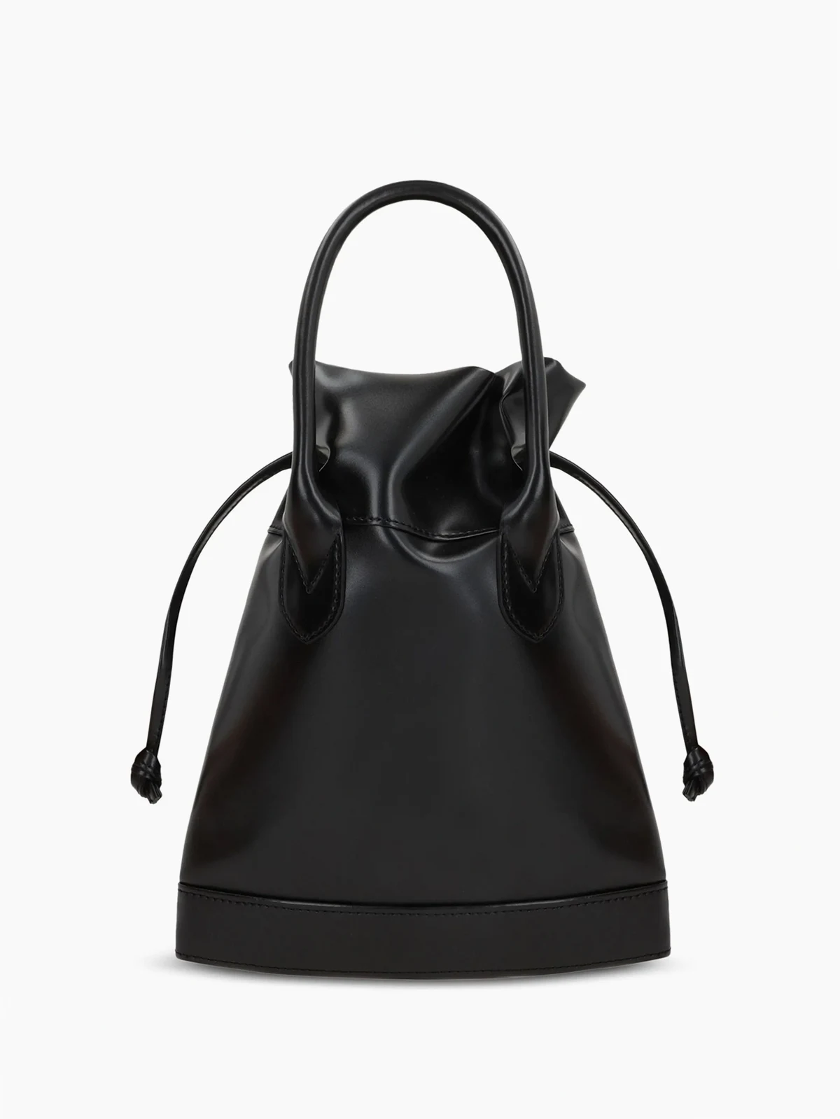 leather bucket bag