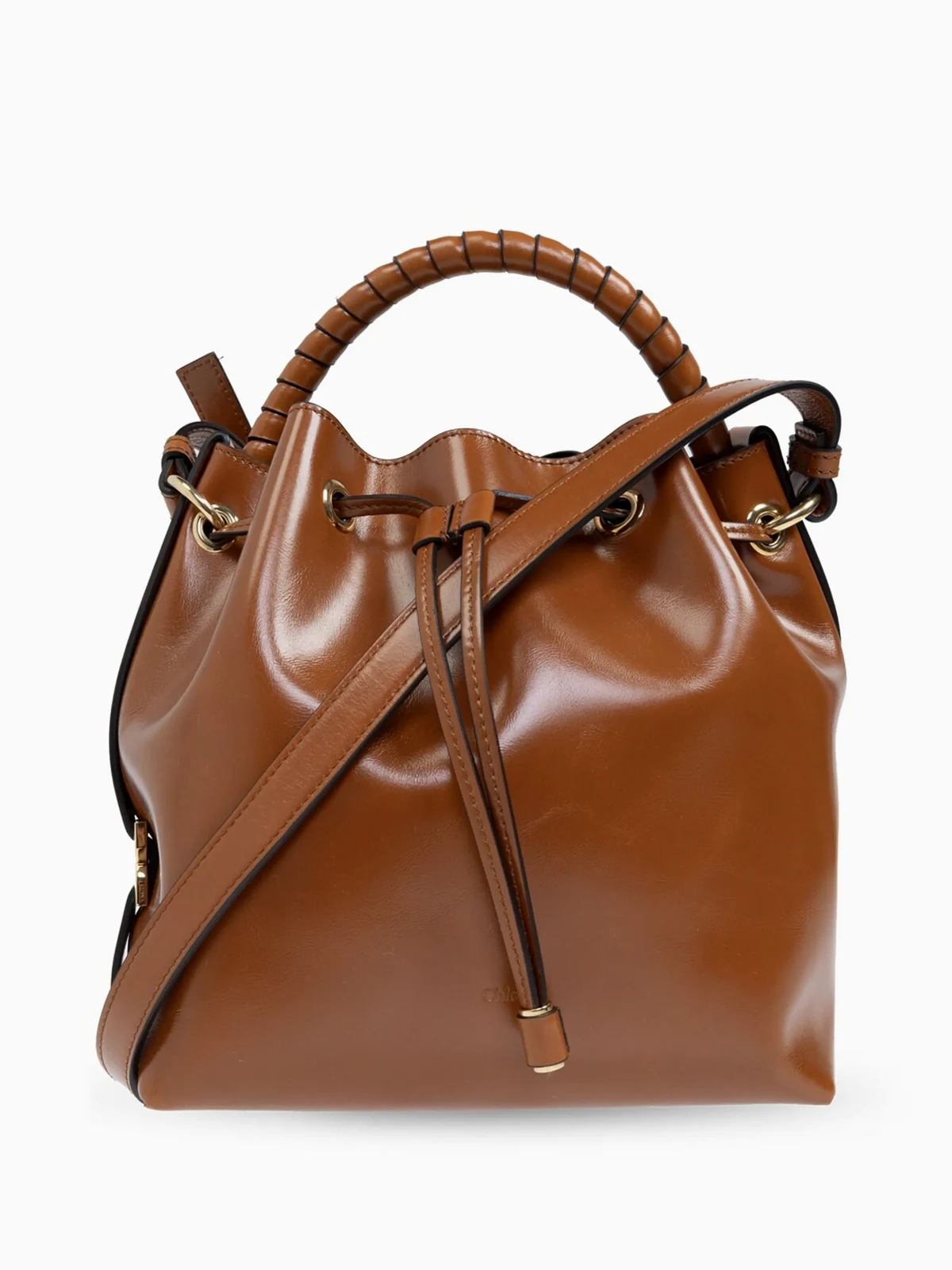 leather bucket bag