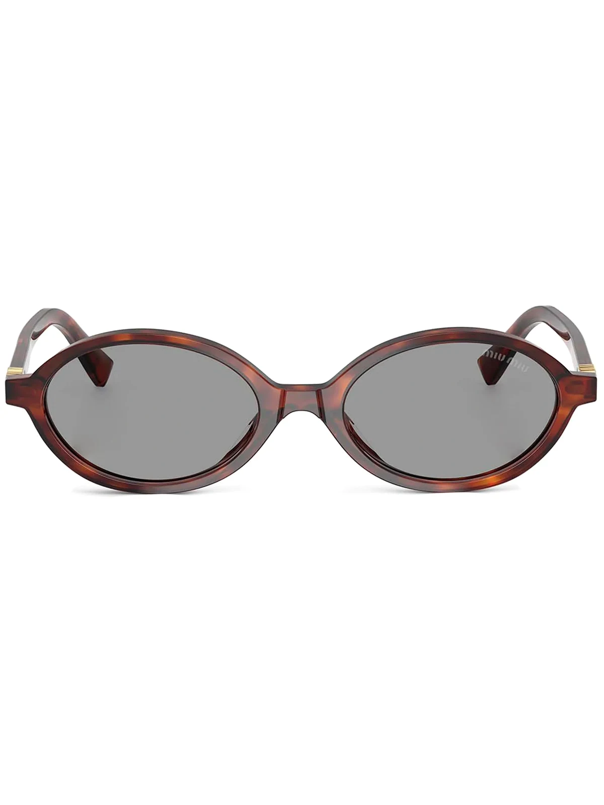 oval-frame sunglasses