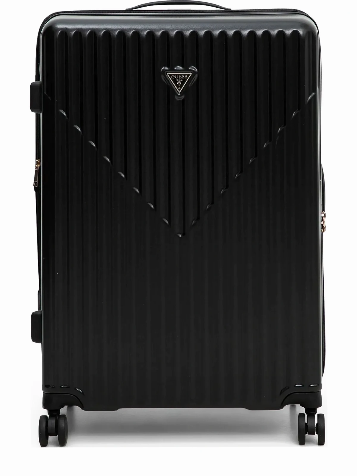 ridged hard-shell trolley