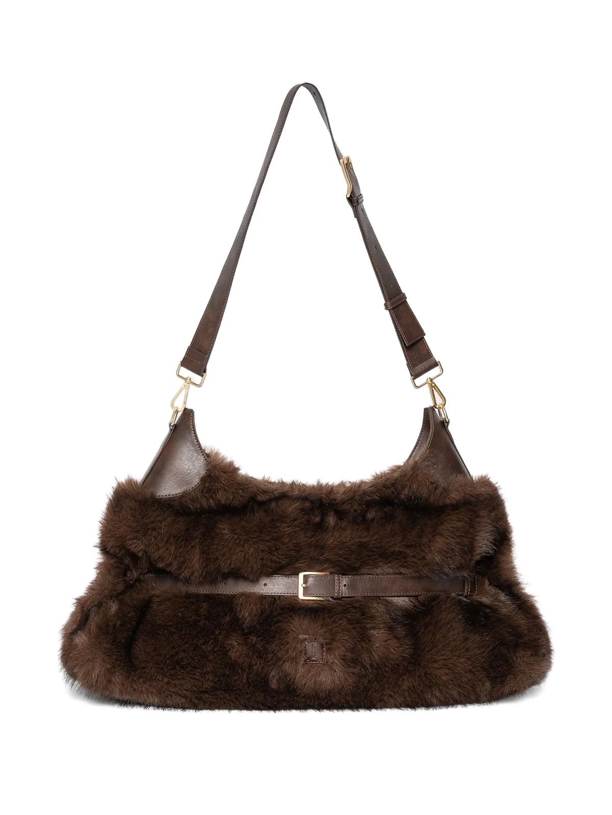 Cali fur panel duffel bag