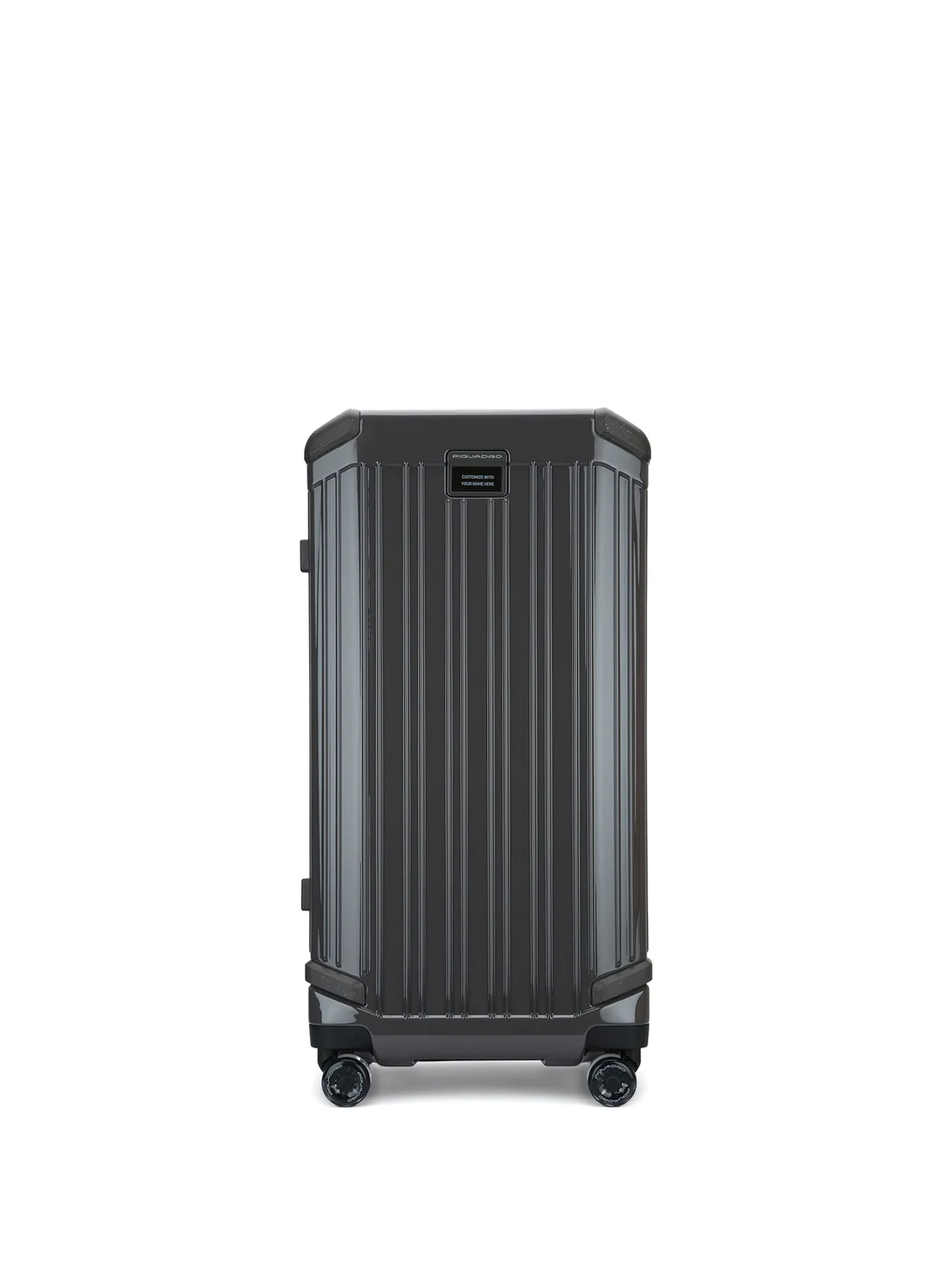 Hardside four-wheel ridged luggage