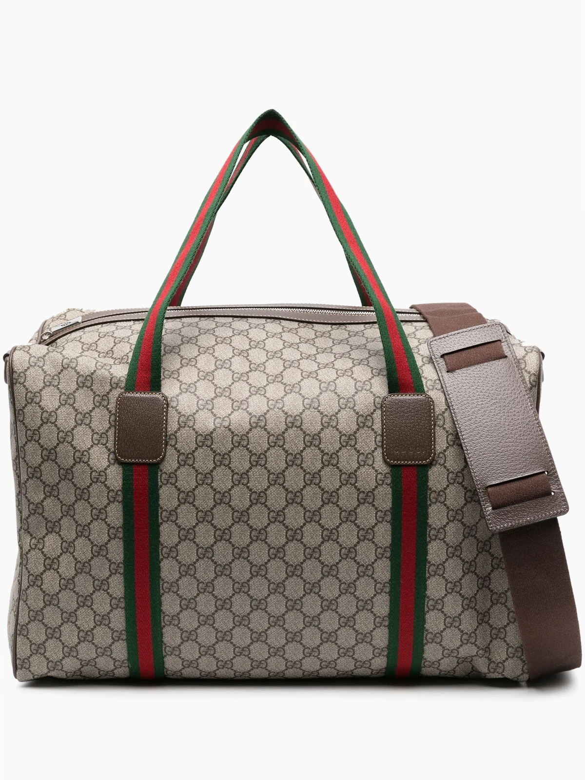 medium Web-stripe duffle bag